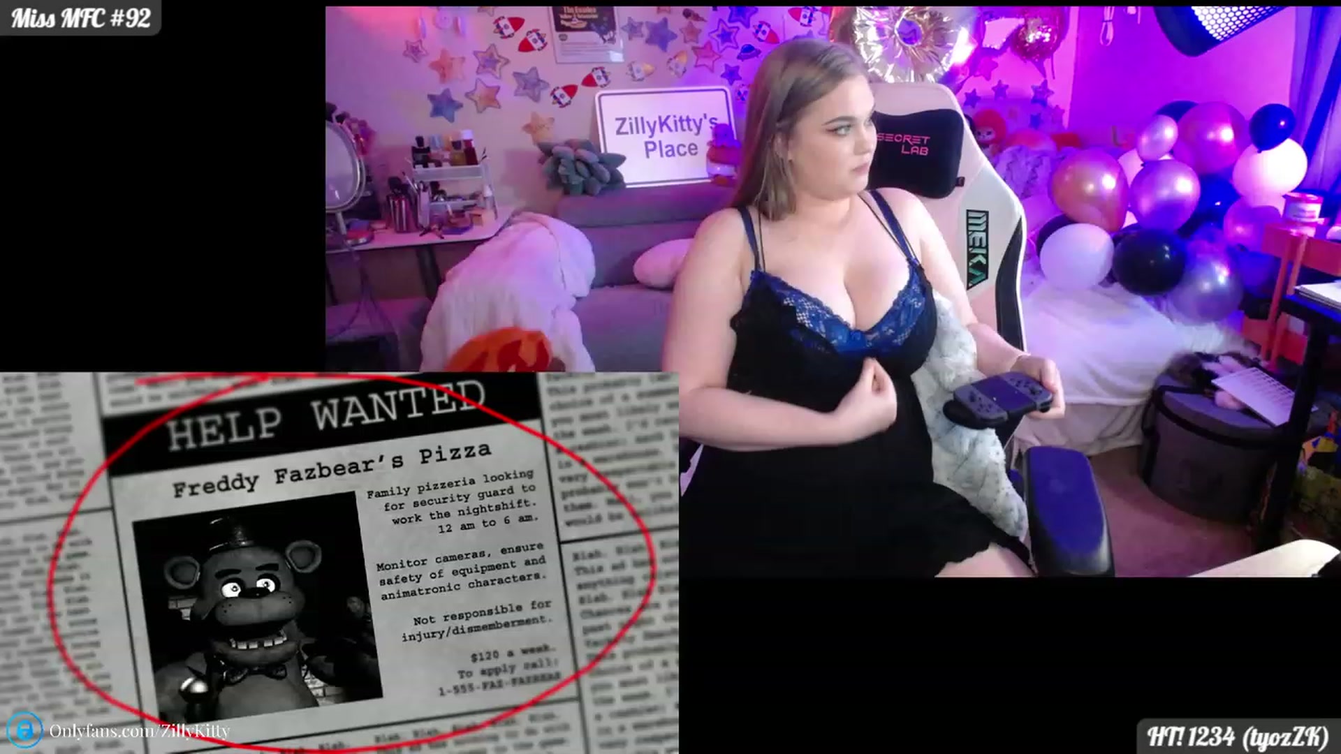 Gallery image thumbnail from ZillyKitty's myfreecams stream on, 07/18/2023, 23:11 image 12 of 20