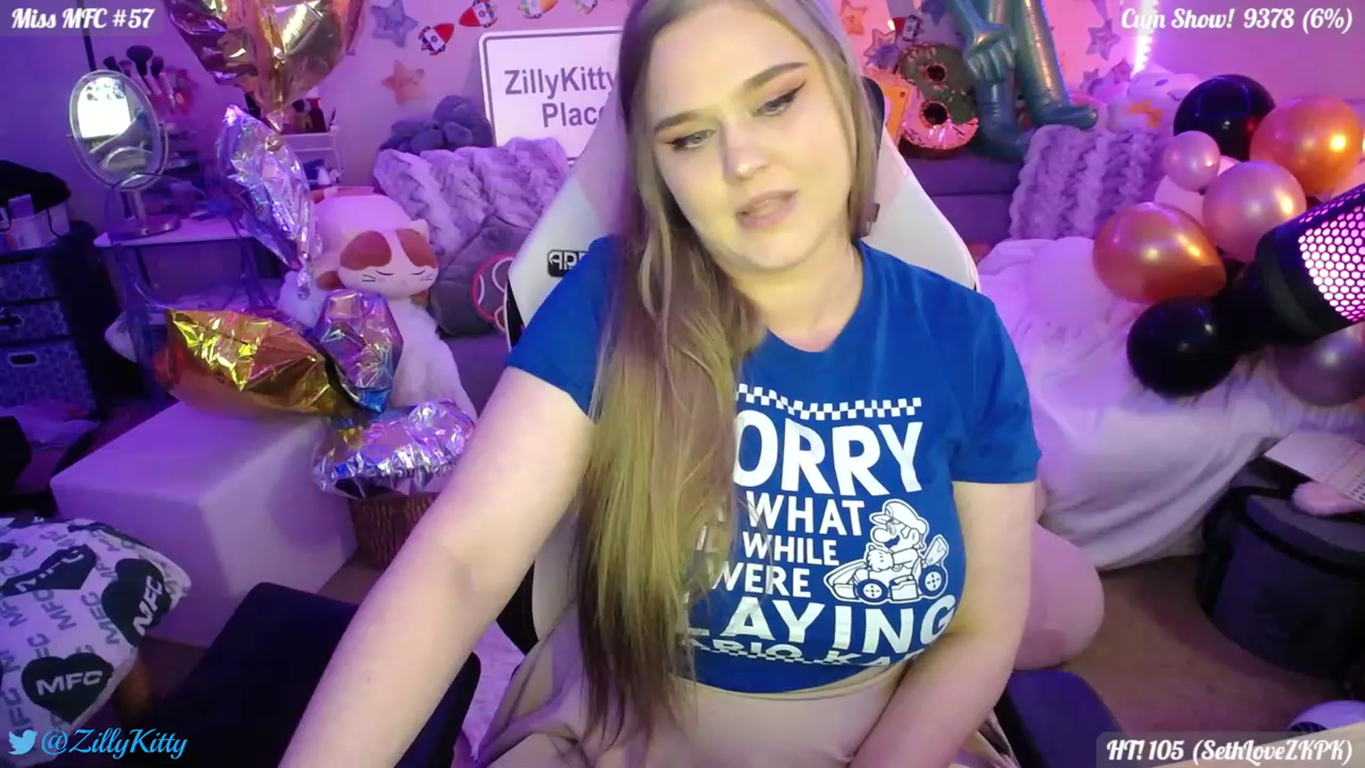Gallery image thumbnail from ZillyKitty's myfreecams stream on, 07/28/2023, 23:46 image 18 of 20