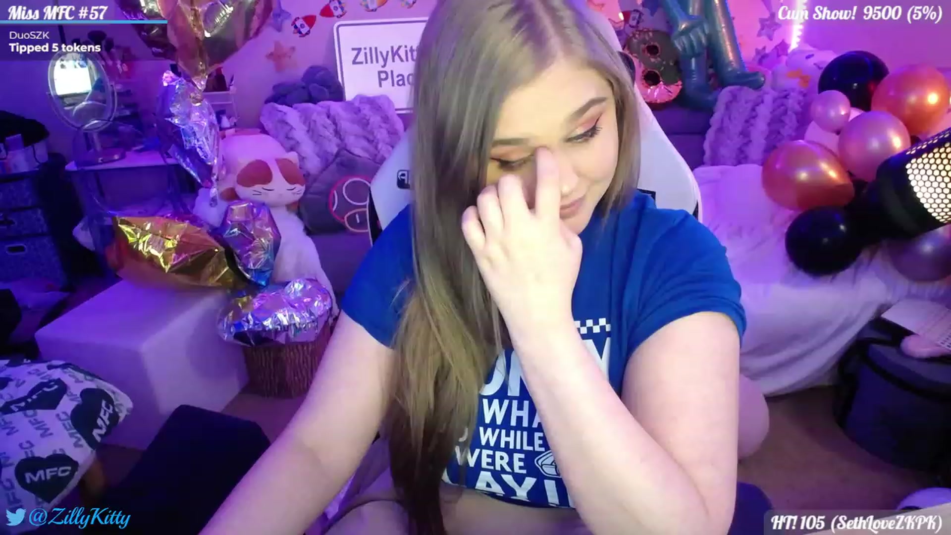 Gallery image thumbnail from ZillyKitty's myfreecams stream on, 07/28/2023, 23:46 image 13 of 20