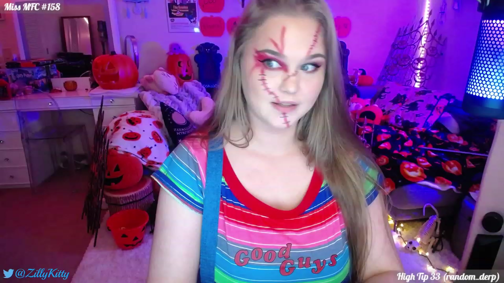 Gallery image thumbnail from ZillyKitty's myfreecams stream on, 10/07/2023, 21:49 image 1 of 20