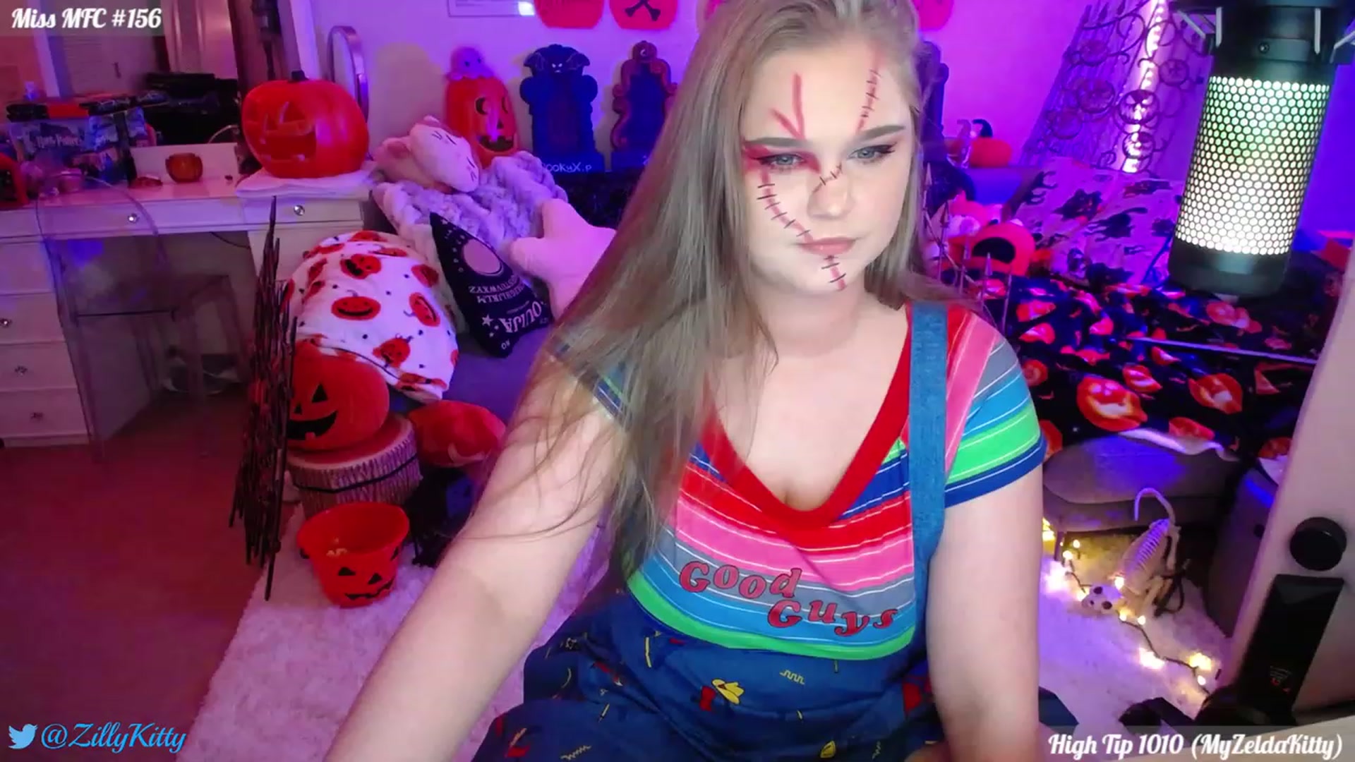 Gallery image thumbnail from ZillyKitty's myfreecams stream on, 10/07/2023, 22:07 image 13 of 20