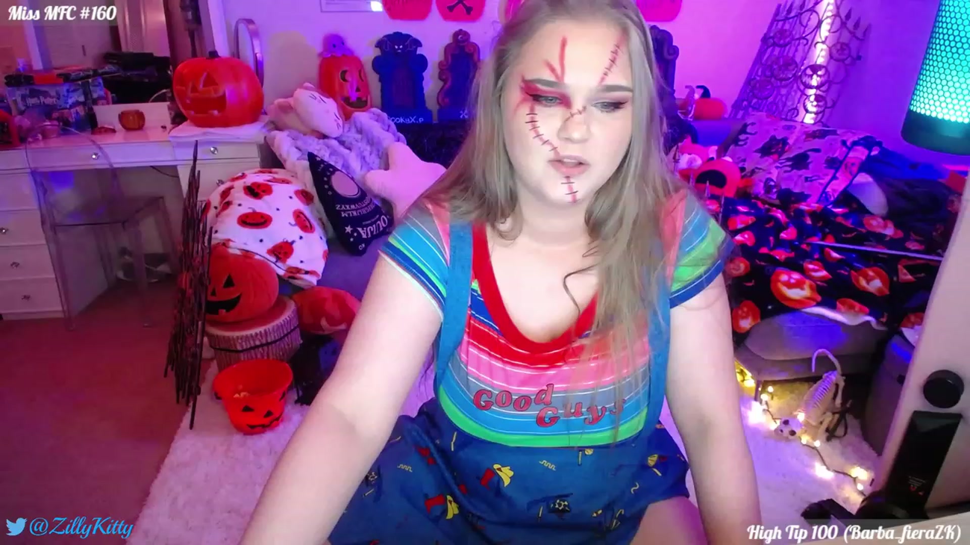 Gallery image thumbnail from ZillyKitty's myfreecams stream on, 10/07/2023, 22:07 image 1 of 20