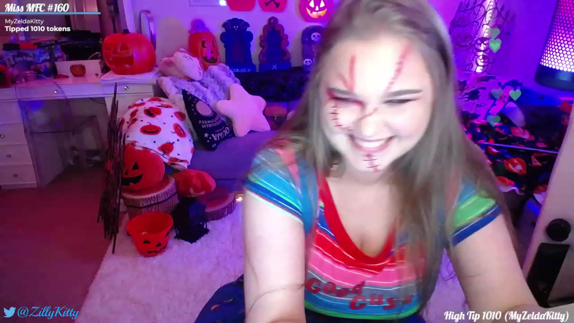 Gallery image thumbnail from ZillyKitty's myfreecams stream on, 10/07/2023, 22:07 image 2 of 20