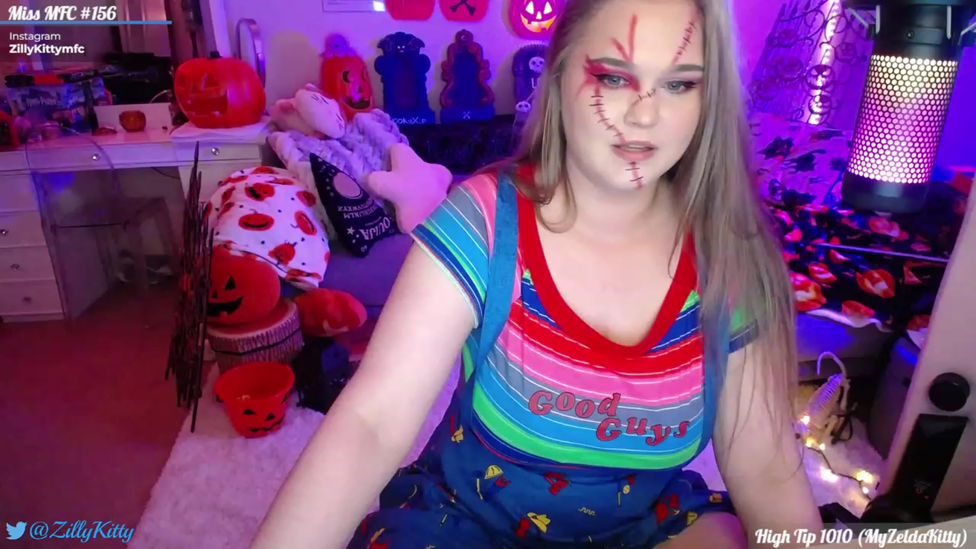 Gallery image thumbnail from ZillyKitty's myfreecams stream on, 10/07/2023, 22:07 image 11 of 20