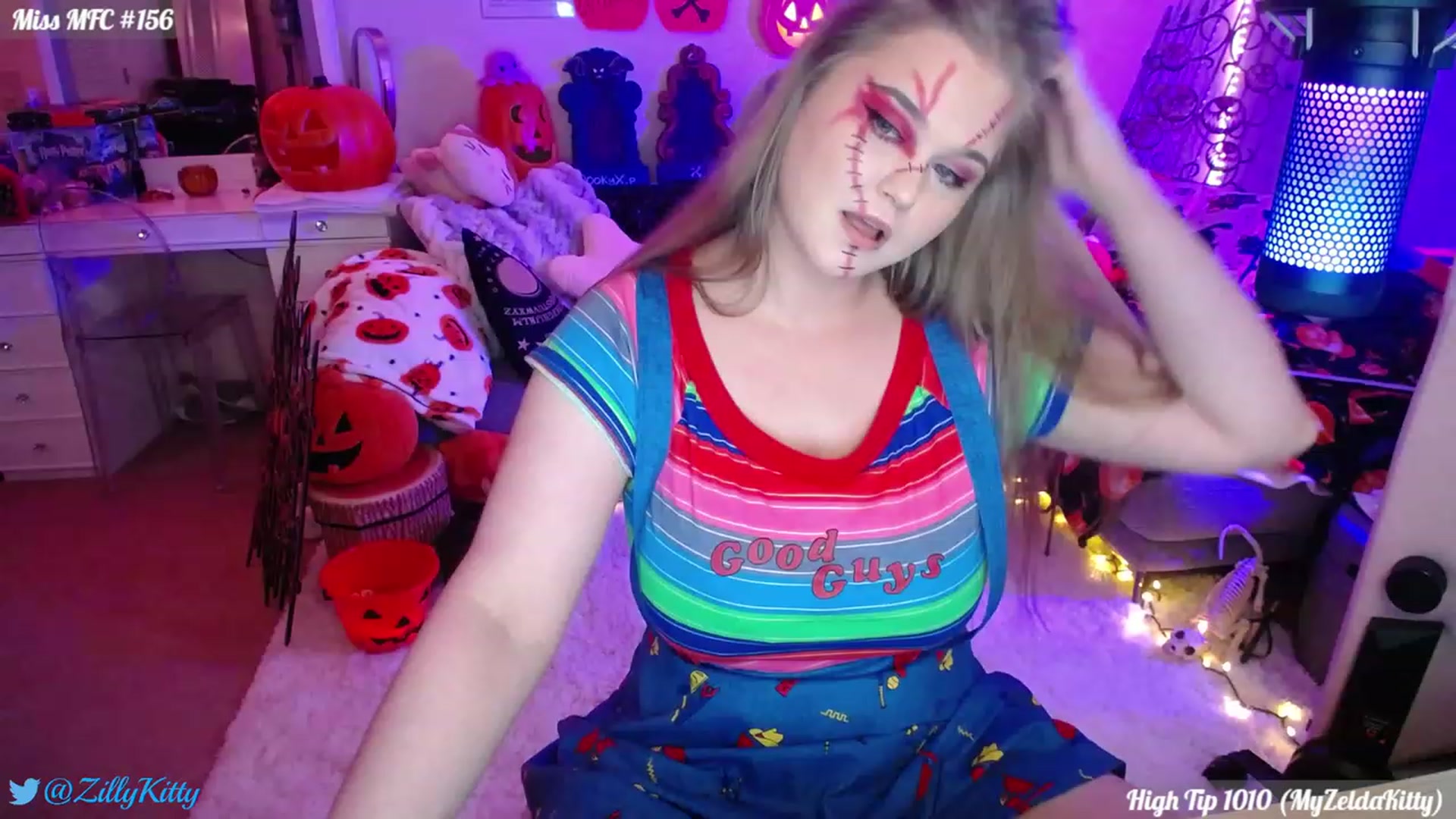 Gallery image thumbnail from ZillyKitty's myfreecams stream on, 10/07/2023, 22:07 image 14 of 20