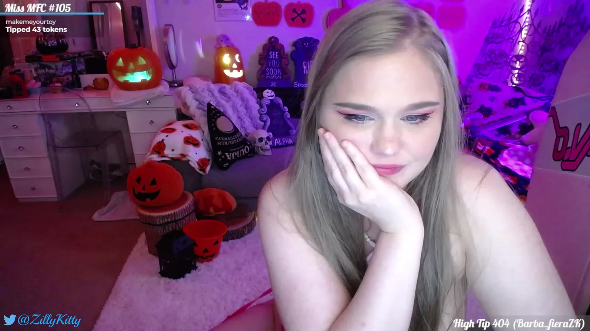 Gallery image thumbnail from ZillyKitty's myfreecams stream on, 10/10/2023, 01:54 image 9 of 20