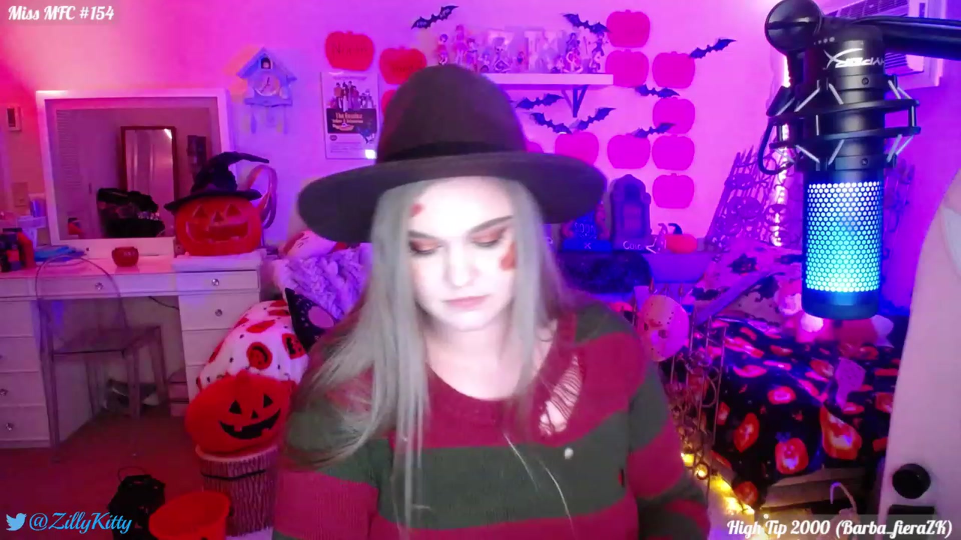 Gallery image thumbnail from ZillyKitty's myfreecams stream on, 10/22/2023, 01:21 image 4 of 20