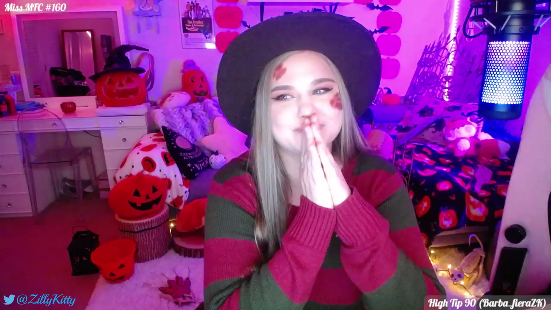 Gallery image thumbnail from ZillyKitty's myfreecams stream on, 10/22/2023, 01:21 image 2 of 20
