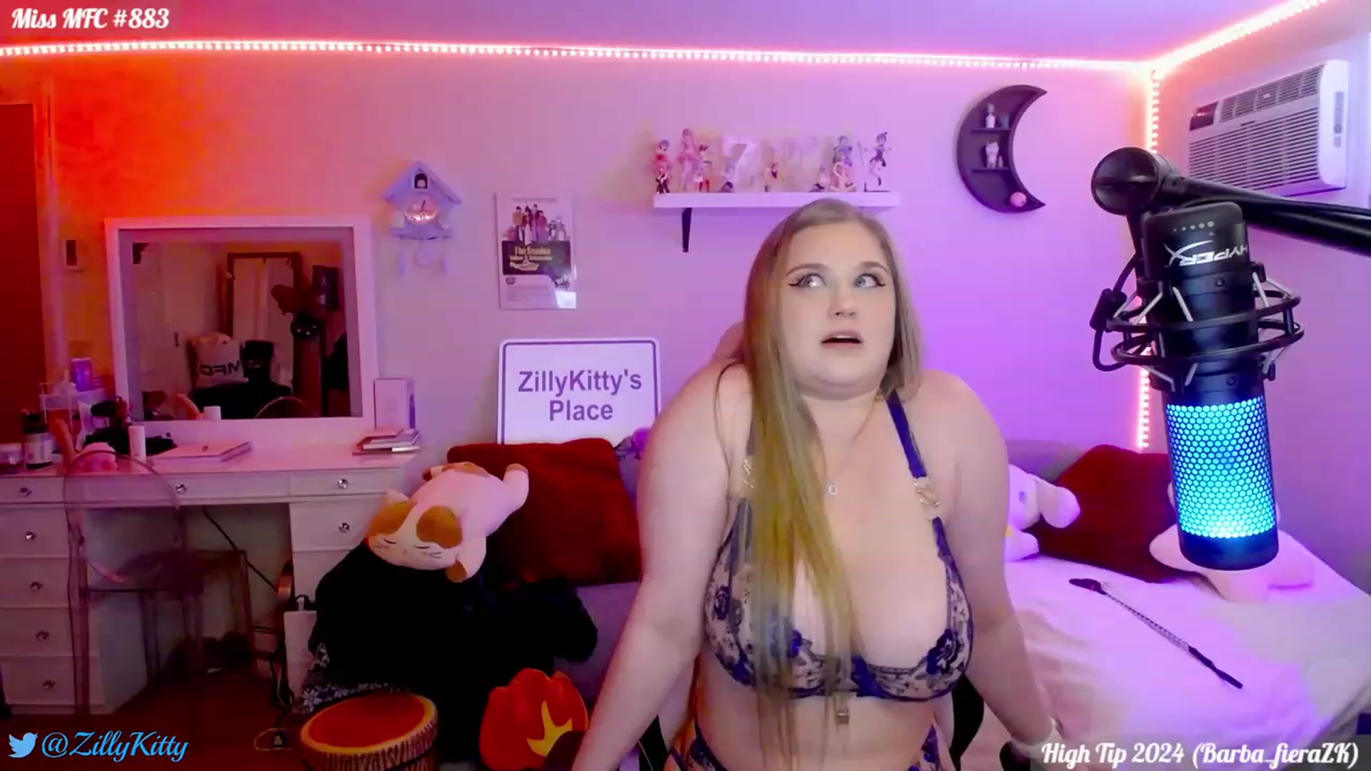 Gallery image thumbnail from ZillyKitty's myfreecams stream on, 01/04/2024, 24:08 image 5 of 20