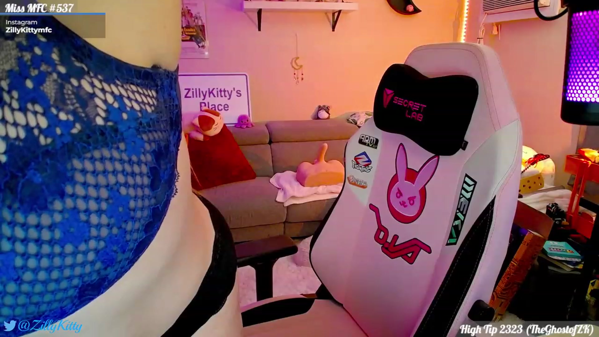 Gallery image thumbnail from ZillyKitty's myfreecams stream on, 01/19/2024, 23:43 image 12 of 20