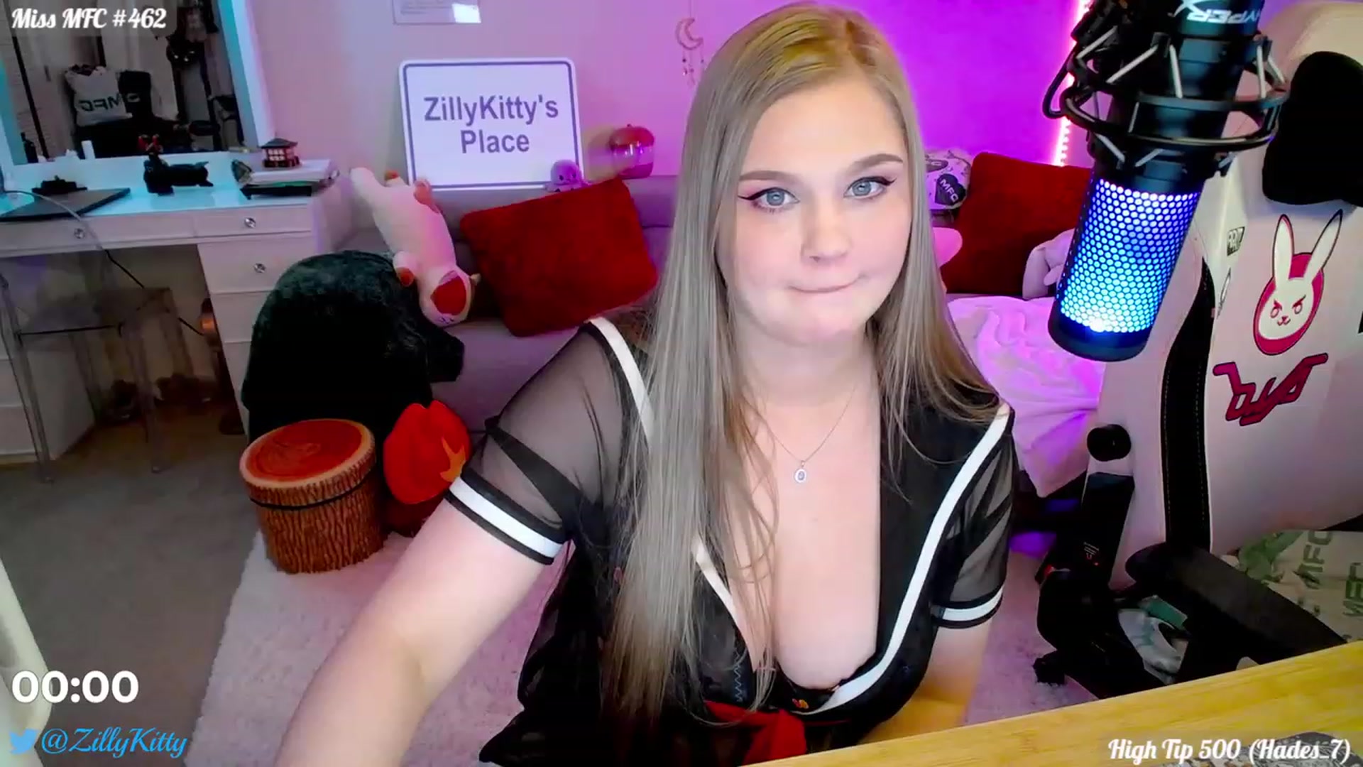 Gallery image thumbnail from ZillyKitty's myfreecams stream on, 01/26/2024, 24:26 image 17 of 20