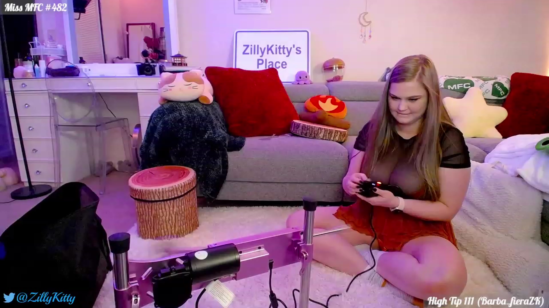 Gallery image thumbnail from ZillyKitty's myfreecams stream on, 01/27/2024, 24:01 image 10 of 20