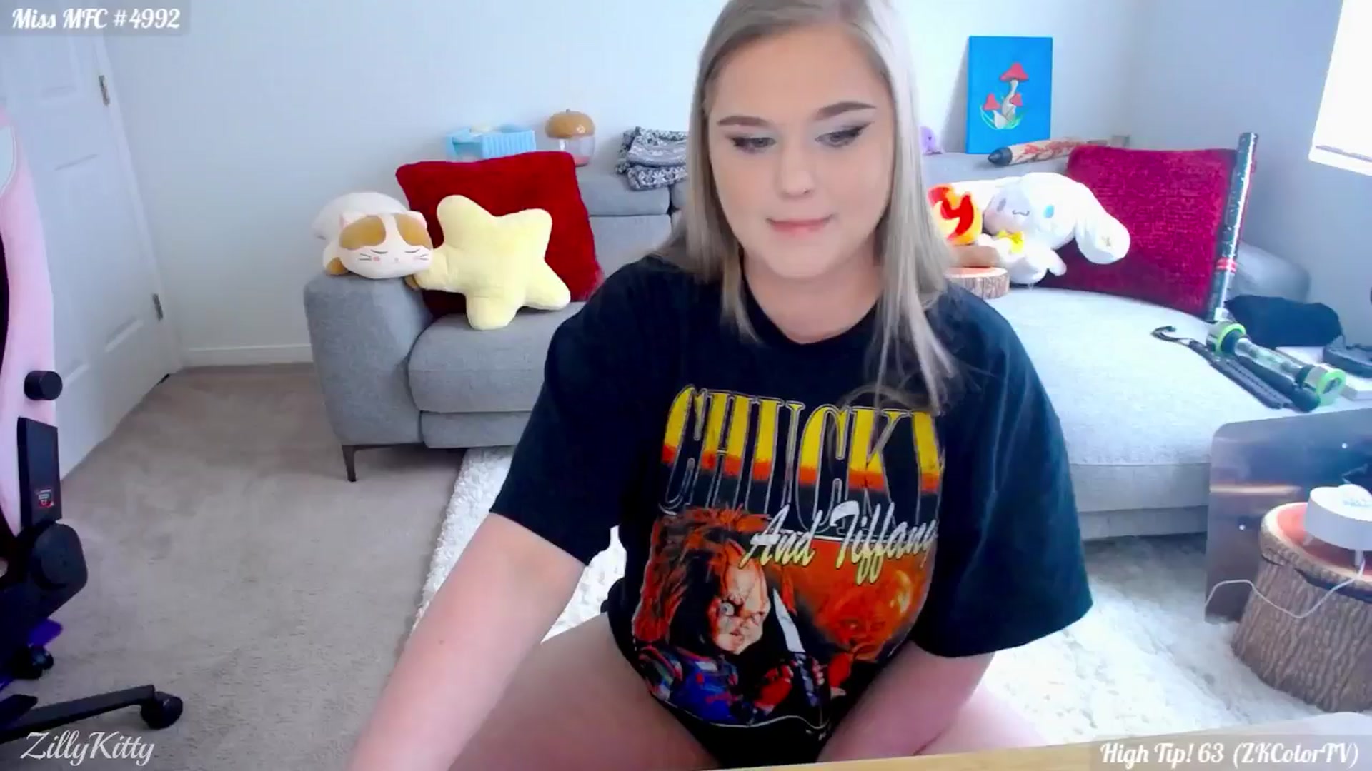 Gallery image thumbnail from ZillyKitty's myfreecams stream on, 05/05/2024, 24:19 image 2 of 20