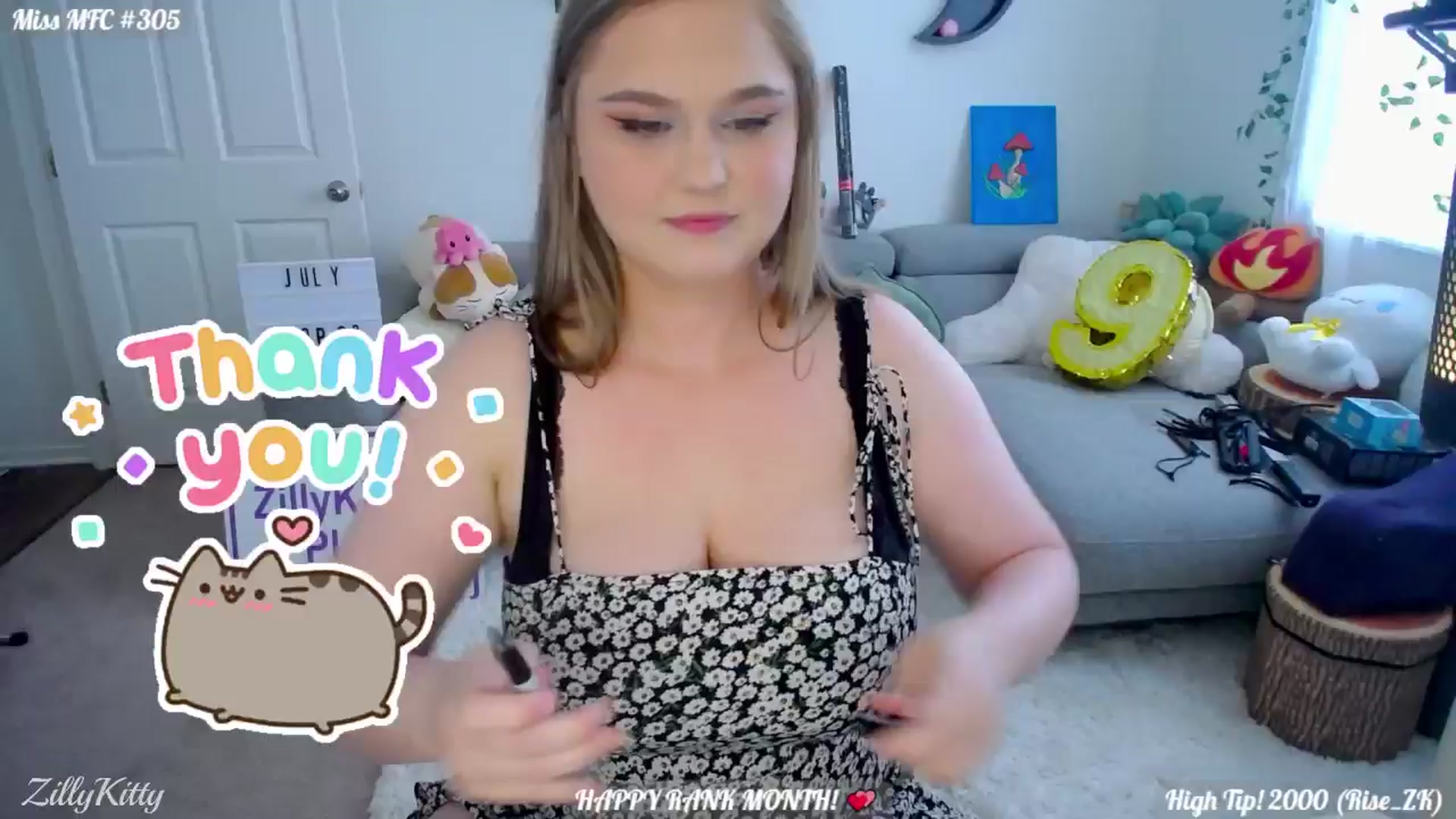 Gallery image thumbnail from ZillyKitty's myfreecams stream on, 07/02/2024, 03:17 image 3 of 20