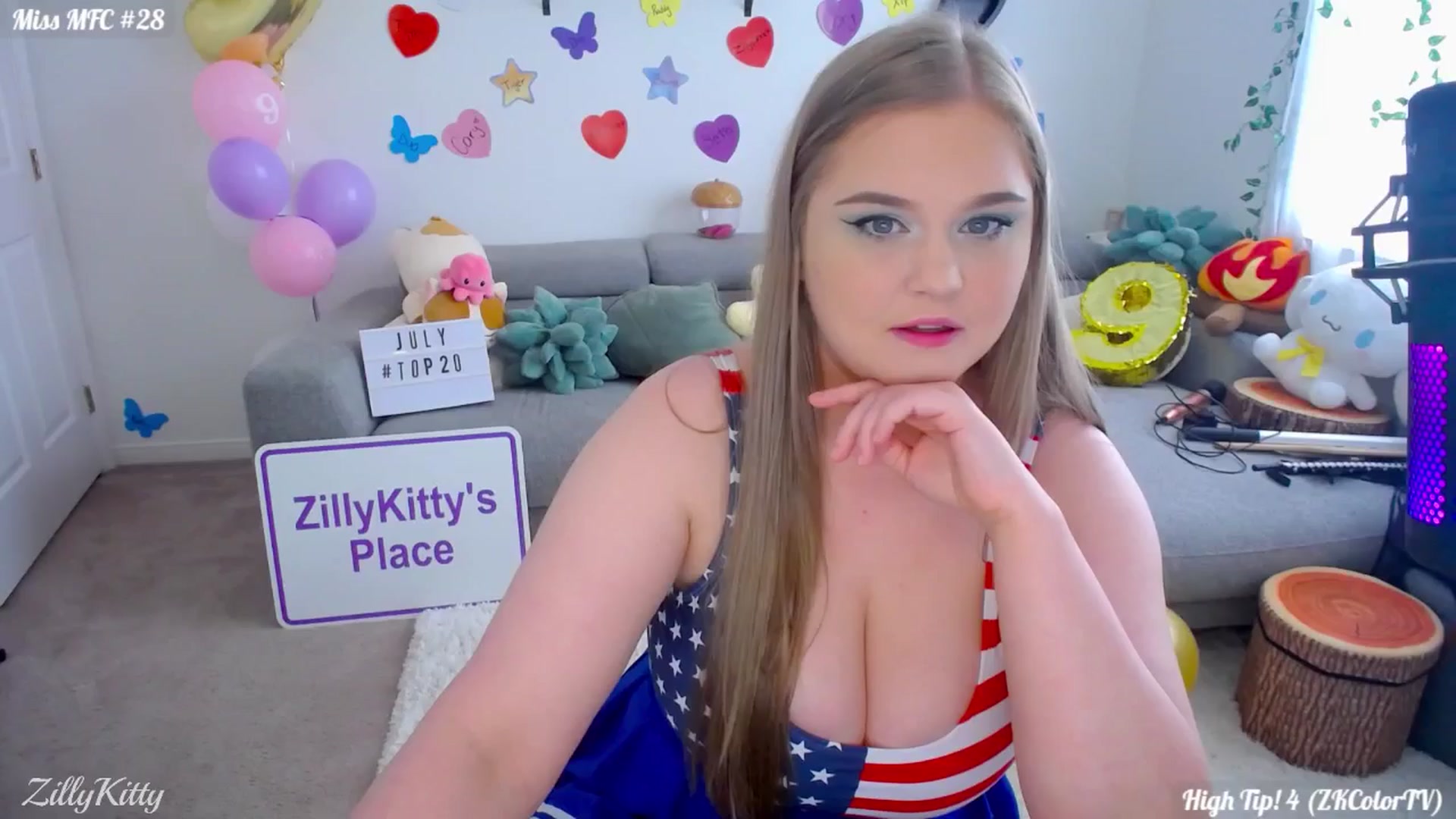Gallery image thumbnail from ZillyKitty's myfreecams stream on, 07/04/2024, 21:29 image 3 of 20