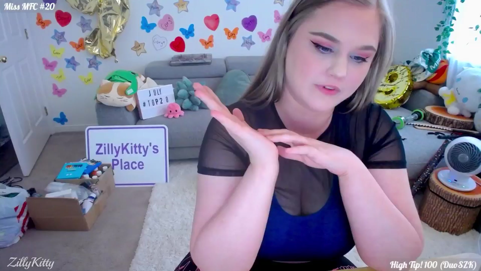 Gallery image thumbnail from ZillyKitty's myfreecams stream on, 07/29/2024, 24:31 image 10 of 20