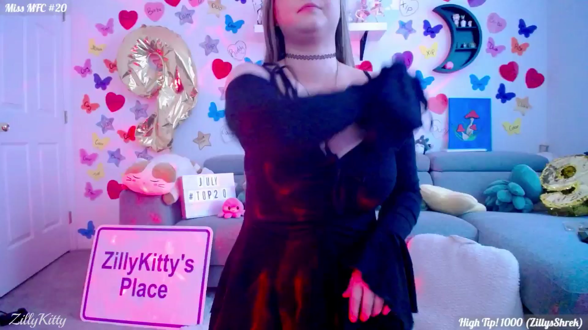 Gallery image thumbnail from ZillyKitty's myfreecams stream on, 07/30/2024, 01:22 image 10 of 20