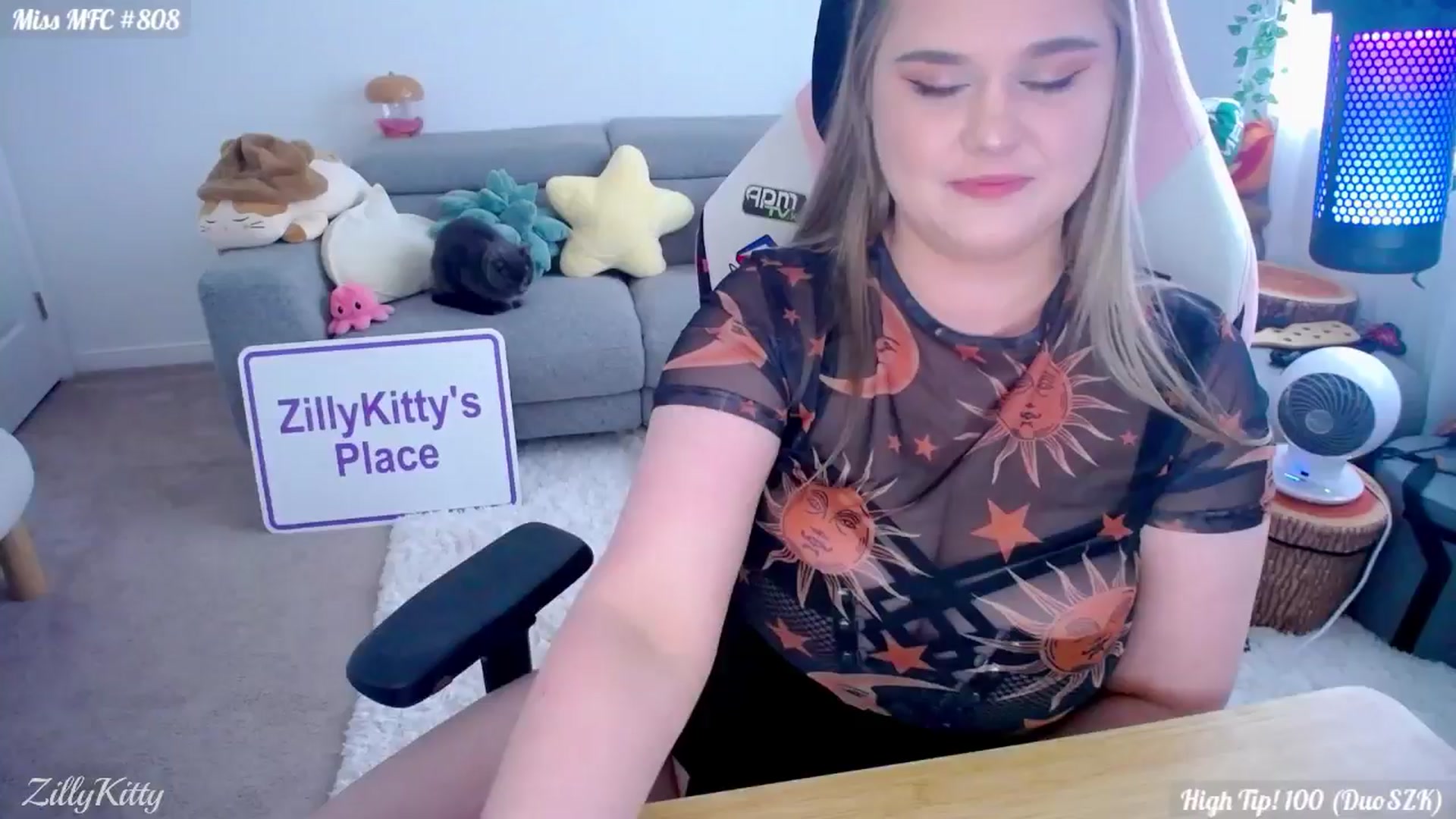 Gallery image thumbnail from ZillyKitty's myfreecams stream on, 08/13/2024, 24:00 image 4 of 20