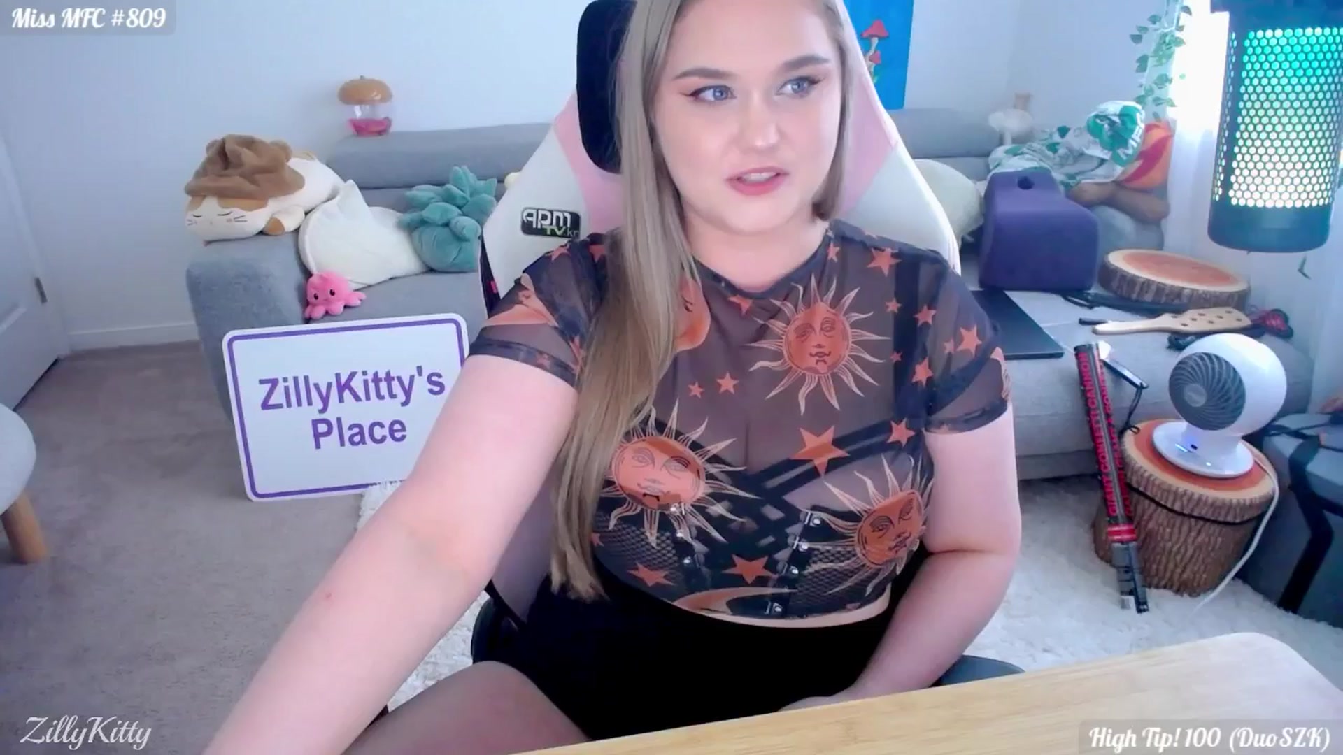 Gallery image thumbnail from ZillyKitty's myfreecams stream on, 08/13/2024, 24:00 image 3 of 20