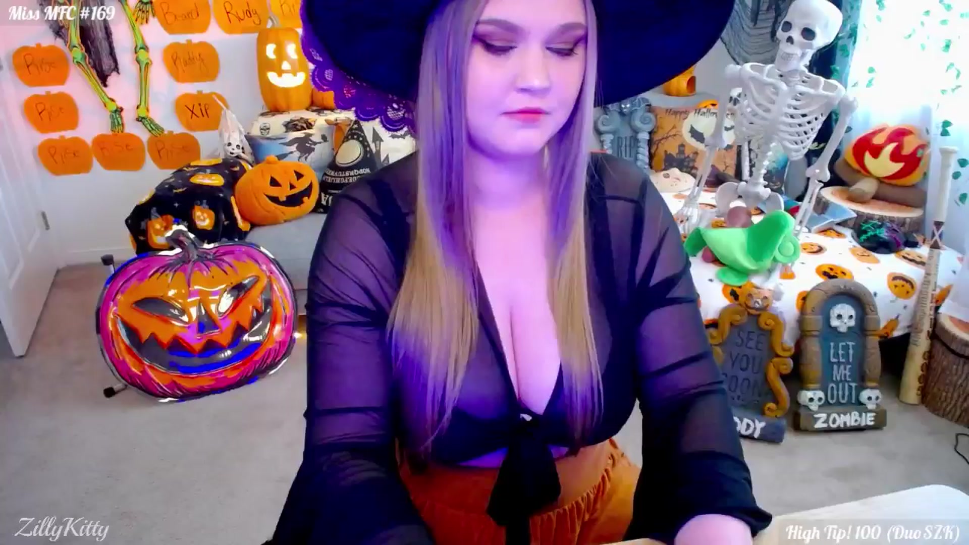 Gallery image thumbnail from ZillyKitty's myfreecams stream on, 10/05/2024, 23:33 image 4 of 20