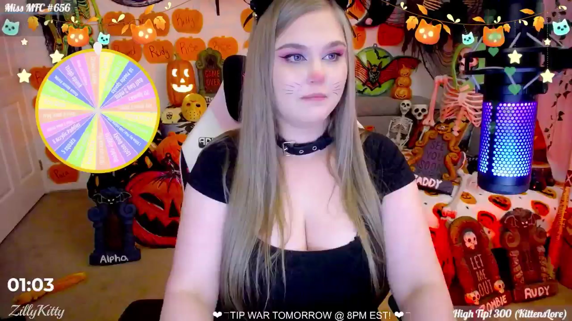 Gallery image thumbnail from ZillyKitty's myfreecams stream on, 10/26/2024, 24:32 image 18 of 20