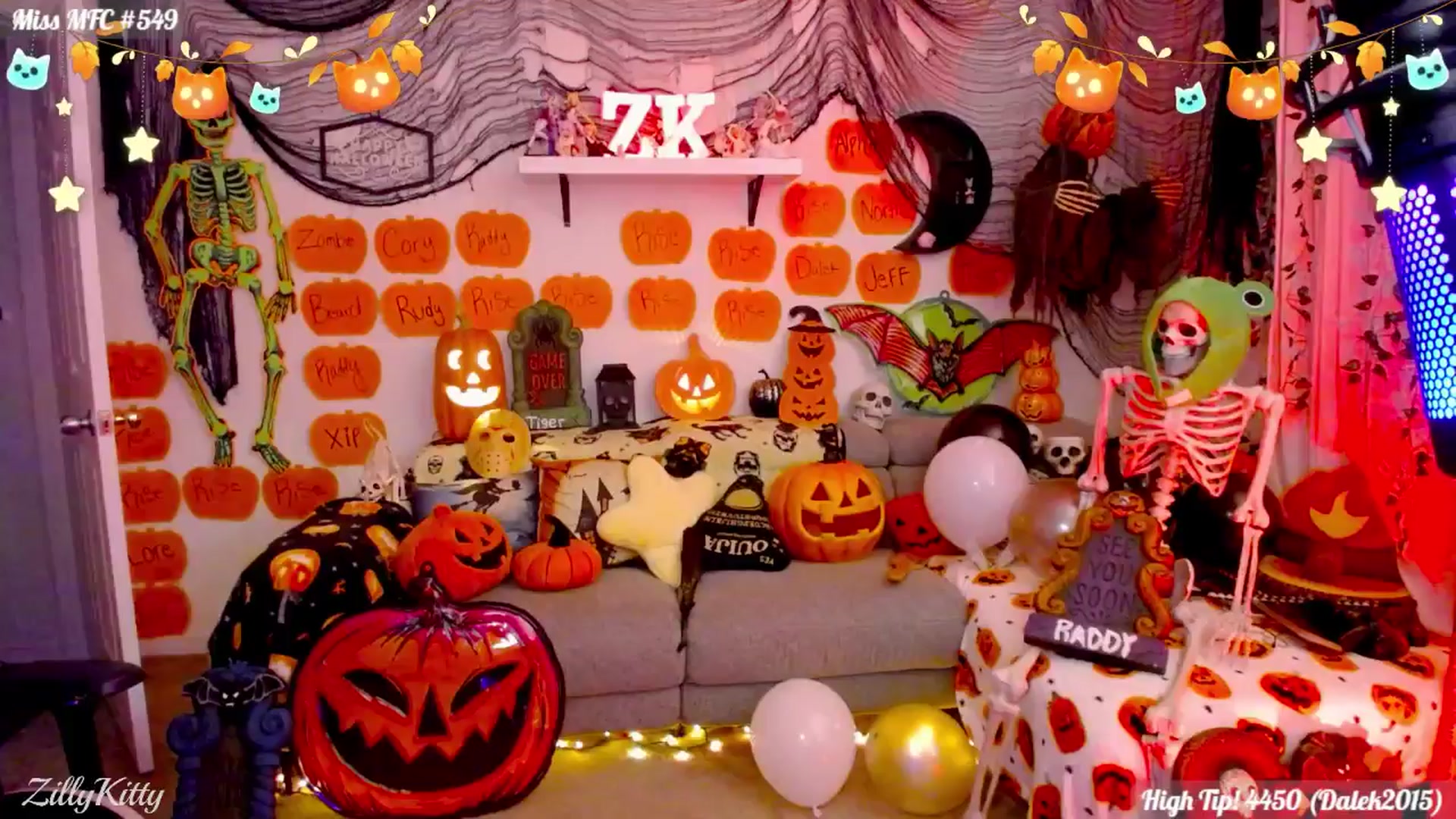 Gallery image thumbnail from ZillyKitty's myfreecams stream on, 10/27/2024, 01:41 image 16 of 20