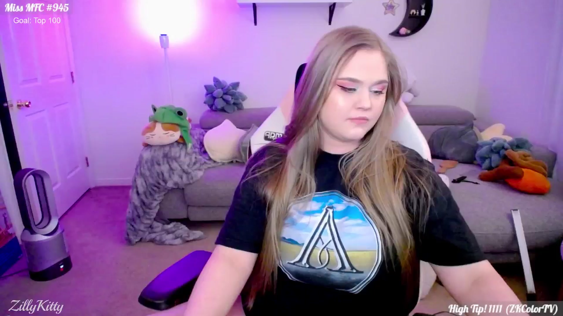 Gallery image thumbnail from ZillyKitty's myfreecams stream on, 02/02/2025, 24:23 image 10 of 20