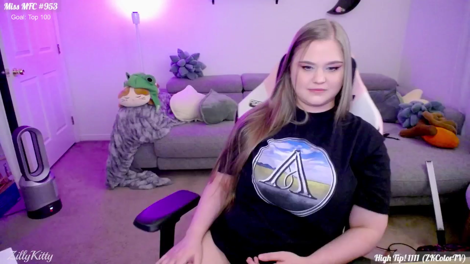 Gallery image thumbnail from ZillyKitty's myfreecams stream on, 02/02/2025, 24:23 image 12 of 20