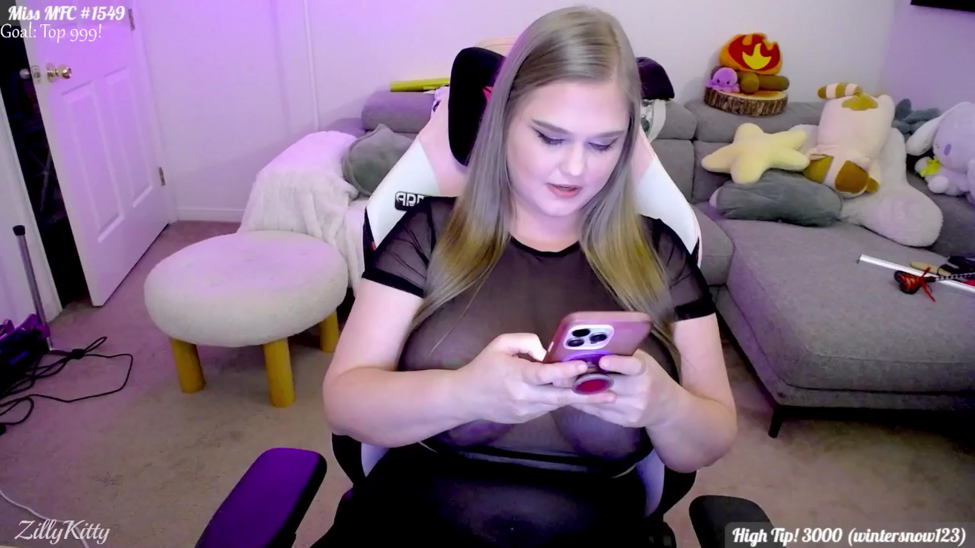 Gallery image thumbnail from ZillyKitty's myfreecams stream on, 08/30/2025, 01:12 image 7 of 20