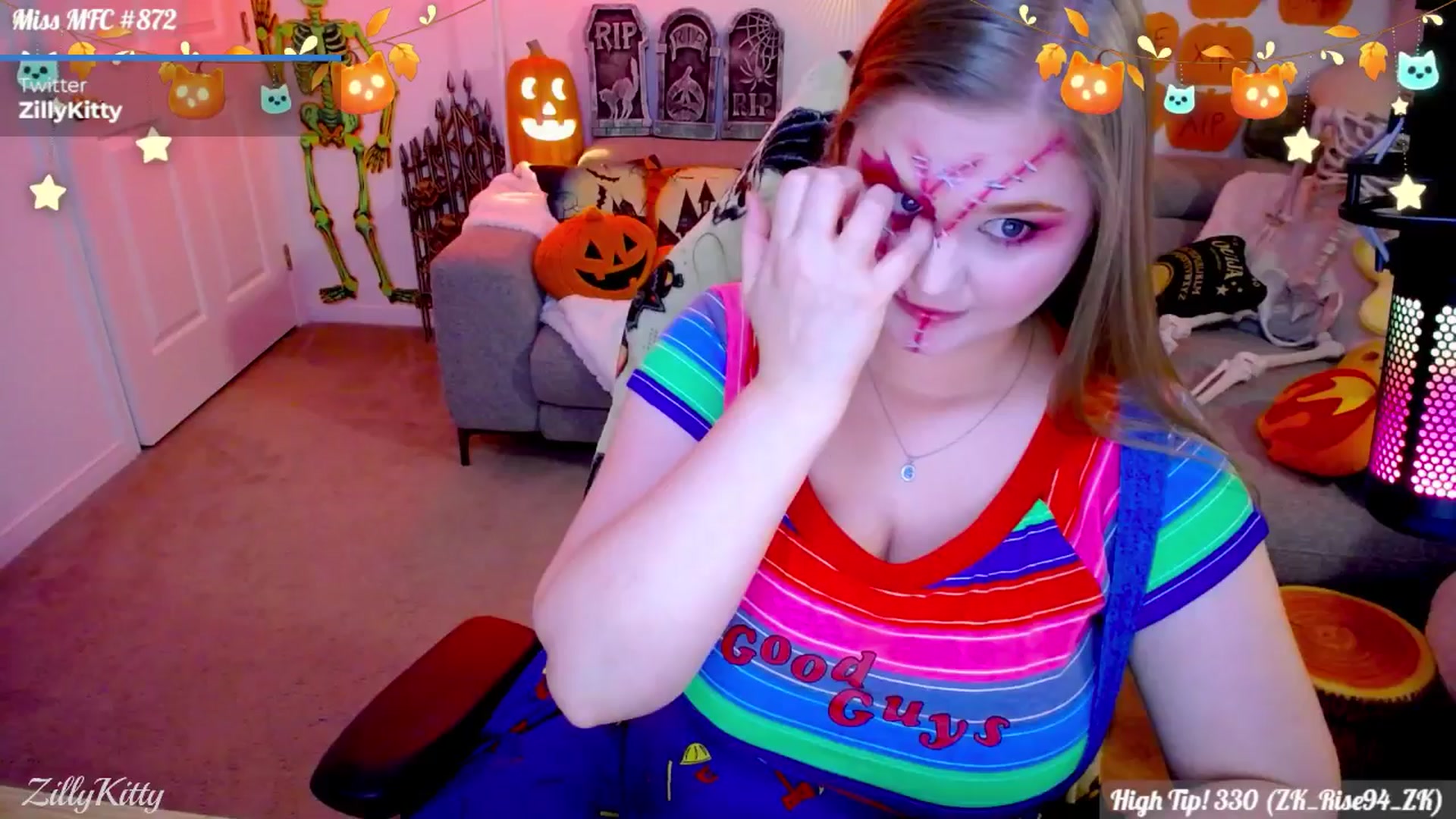 Gallery image thumbnail from ZillyKitty's myfreecams stream on, 10/22/2025, 24:04 image 7 of 20