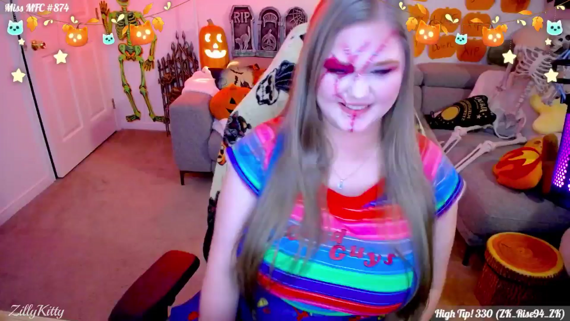 Gallery image thumbnail from ZillyKitty's myfreecams stream on, 10/22/2025, 02:14 image 7 of 20