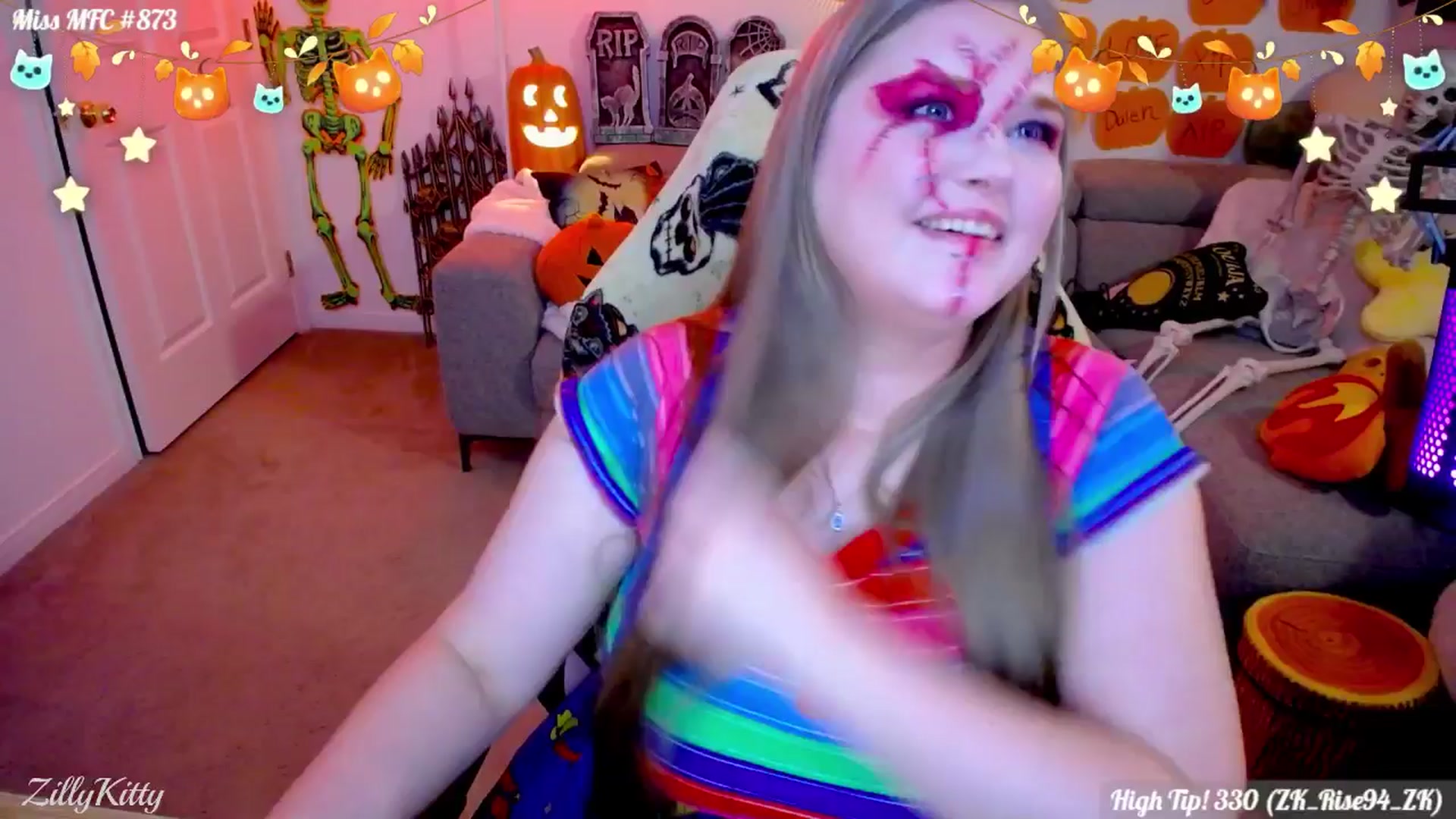 Gallery image thumbnail from ZillyKitty's myfreecams stream on, 10/22/2025, 02:14 image 6 of 20