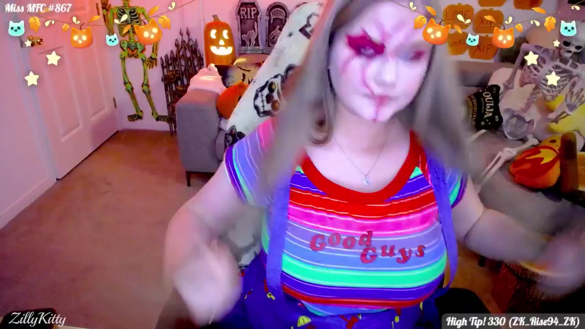 Gallery image thumbnail from ZillyKitty's myfreecams stream on, 10/22/2025, 02:14 image 9 of 20
