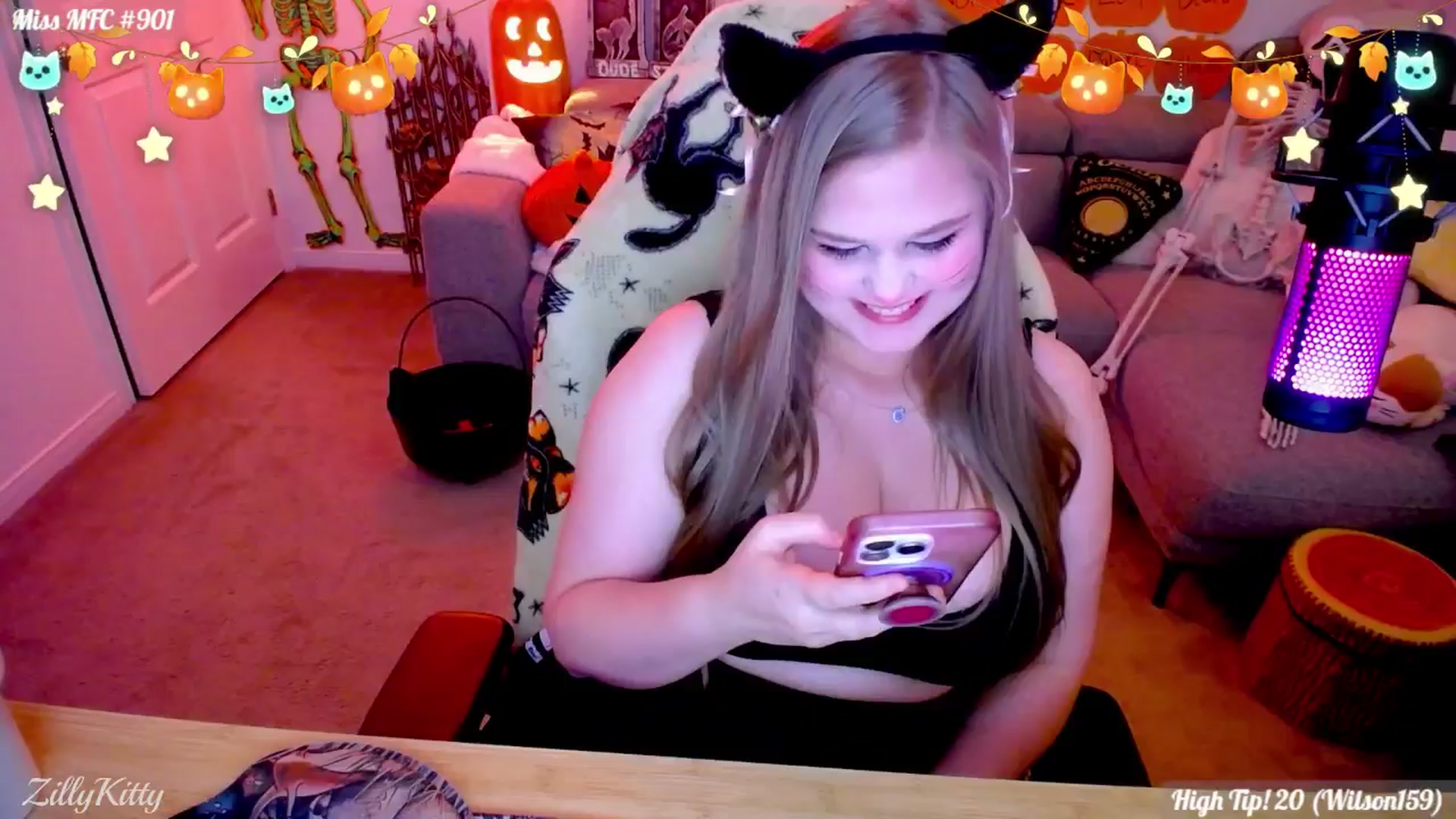 Gallery image thumbnail from ZillyKitty's myfreecams stream on, 10/29/2025, 24:02 image 6 of 20