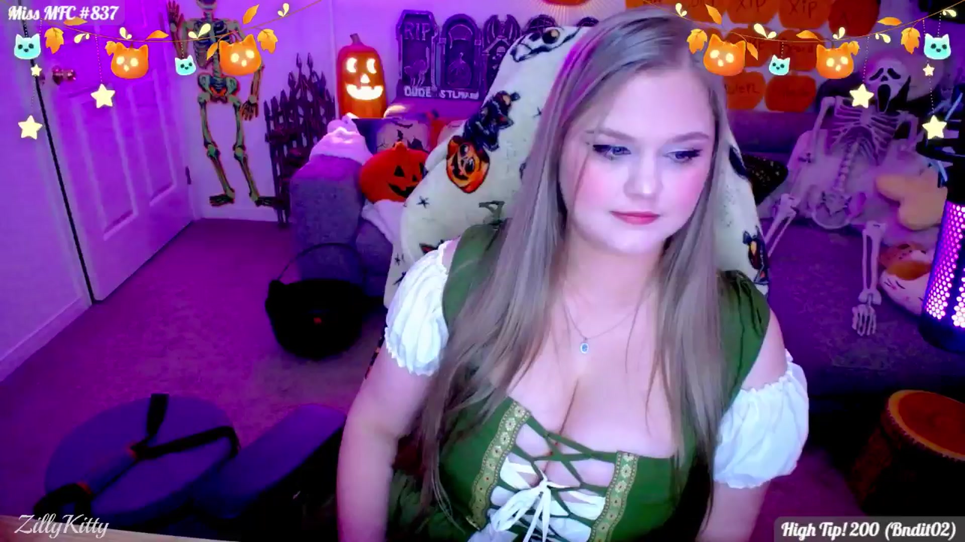Gallery image thumbnail from ZillyKitty's myfreecams stream on, 10/31/2025, 24:36 image 15 of 20