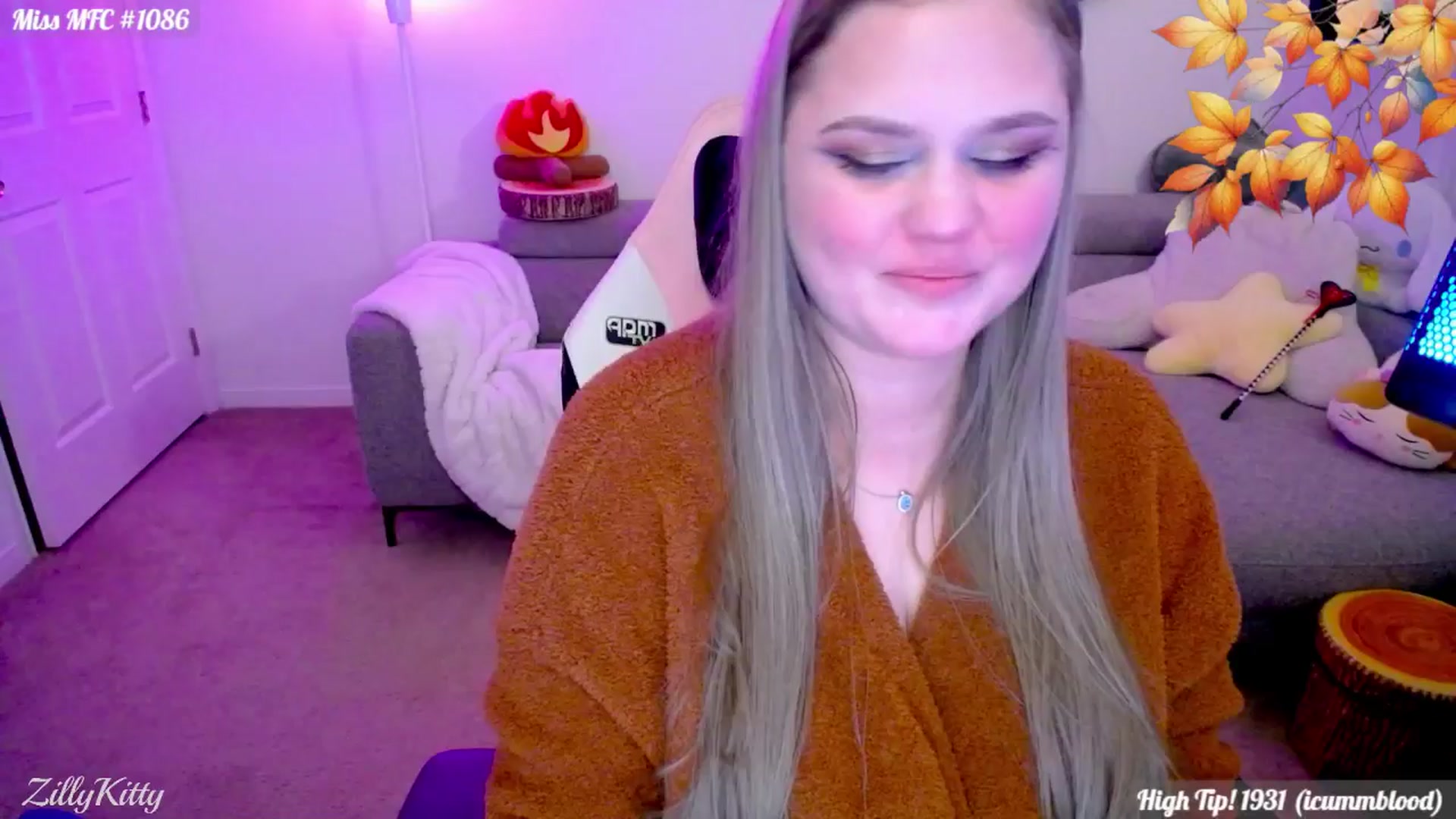 Gallery image thumbnail from ZillyKitty's myfreecams stream on, 11/09/2025, 07:46 image 12 of 20