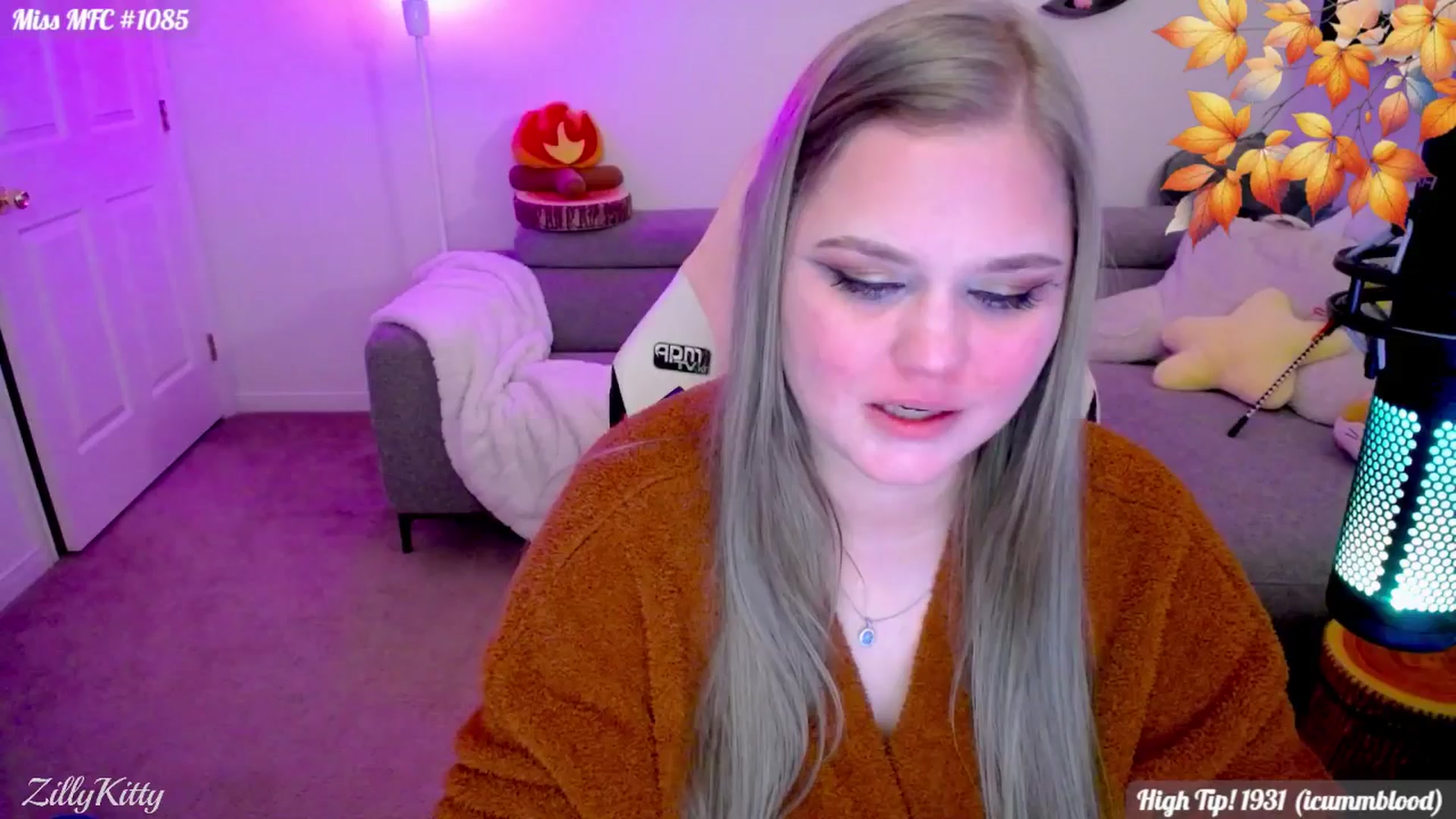 Gallery image thumbnail from ZillyKitty's myfreecams stream on, 11/09/2025, 07:46 image 13 of 20