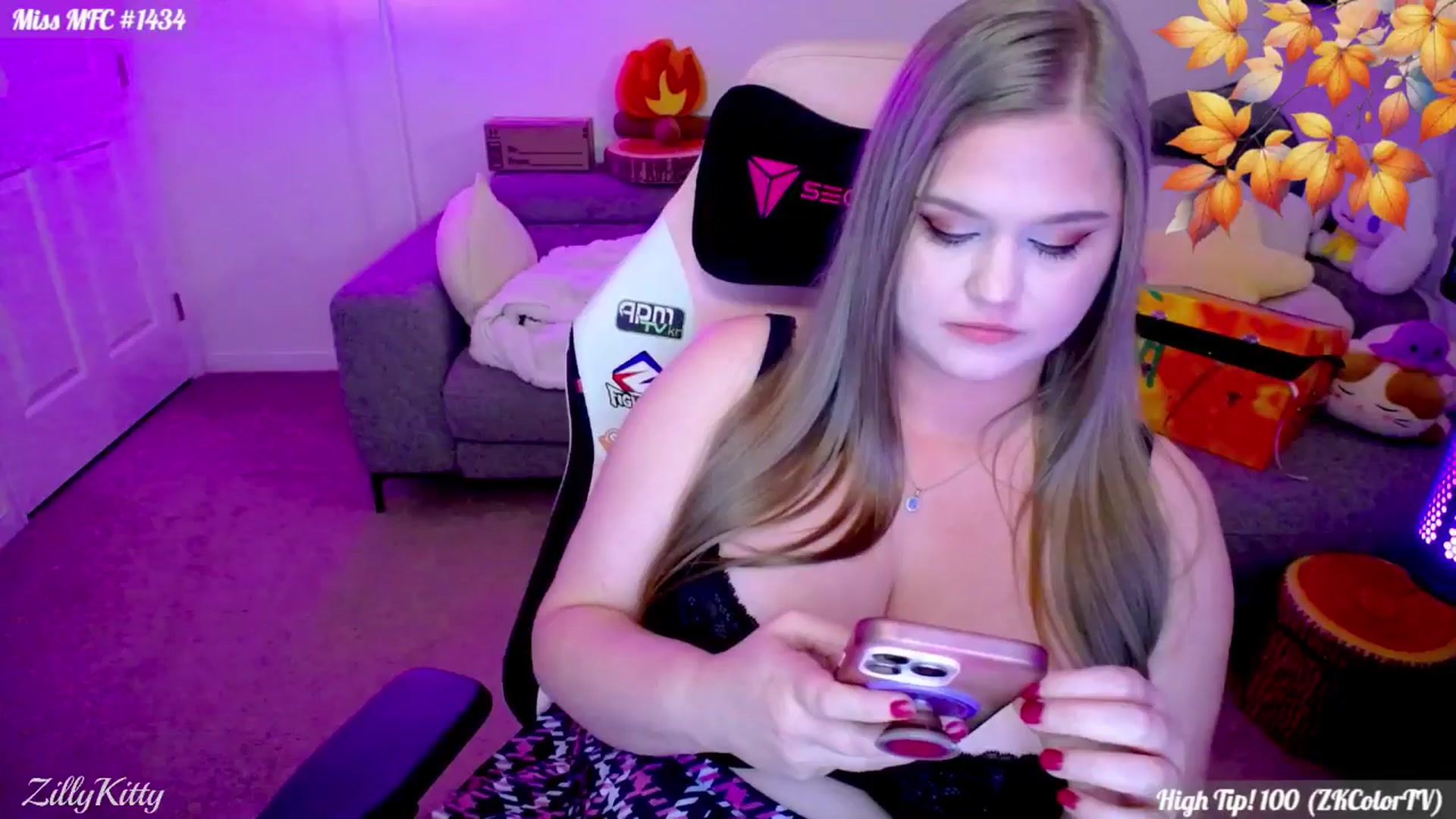 Gallery image thumbnail from ZillyKitty's myfreecams stream on, 11/16/2025, 03:50 image 6 of 20