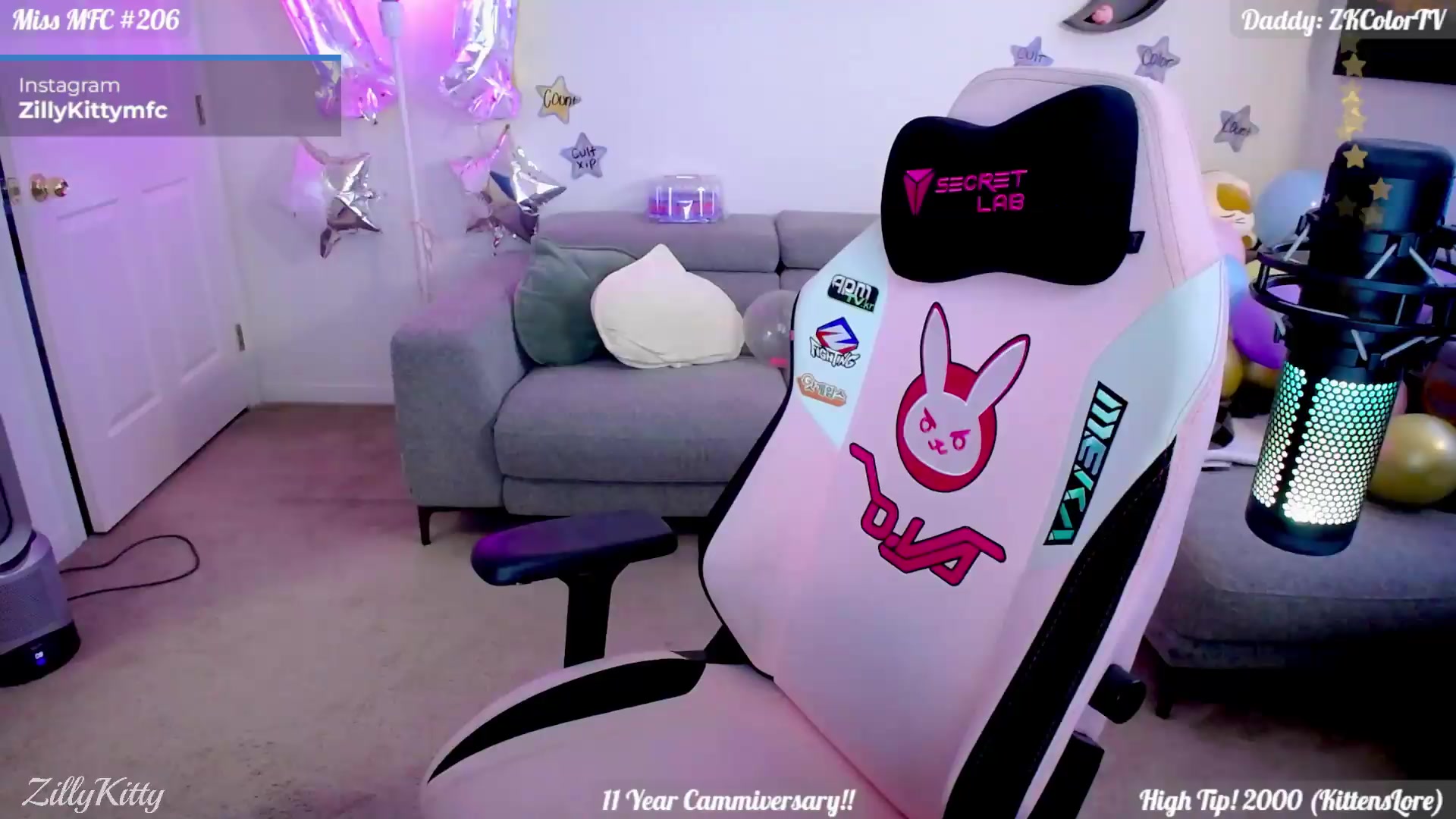 Gallery image thumbnail from ZillyKitty's myfreecams stream on, 07/04/2026, 24:03 image 19 of 20