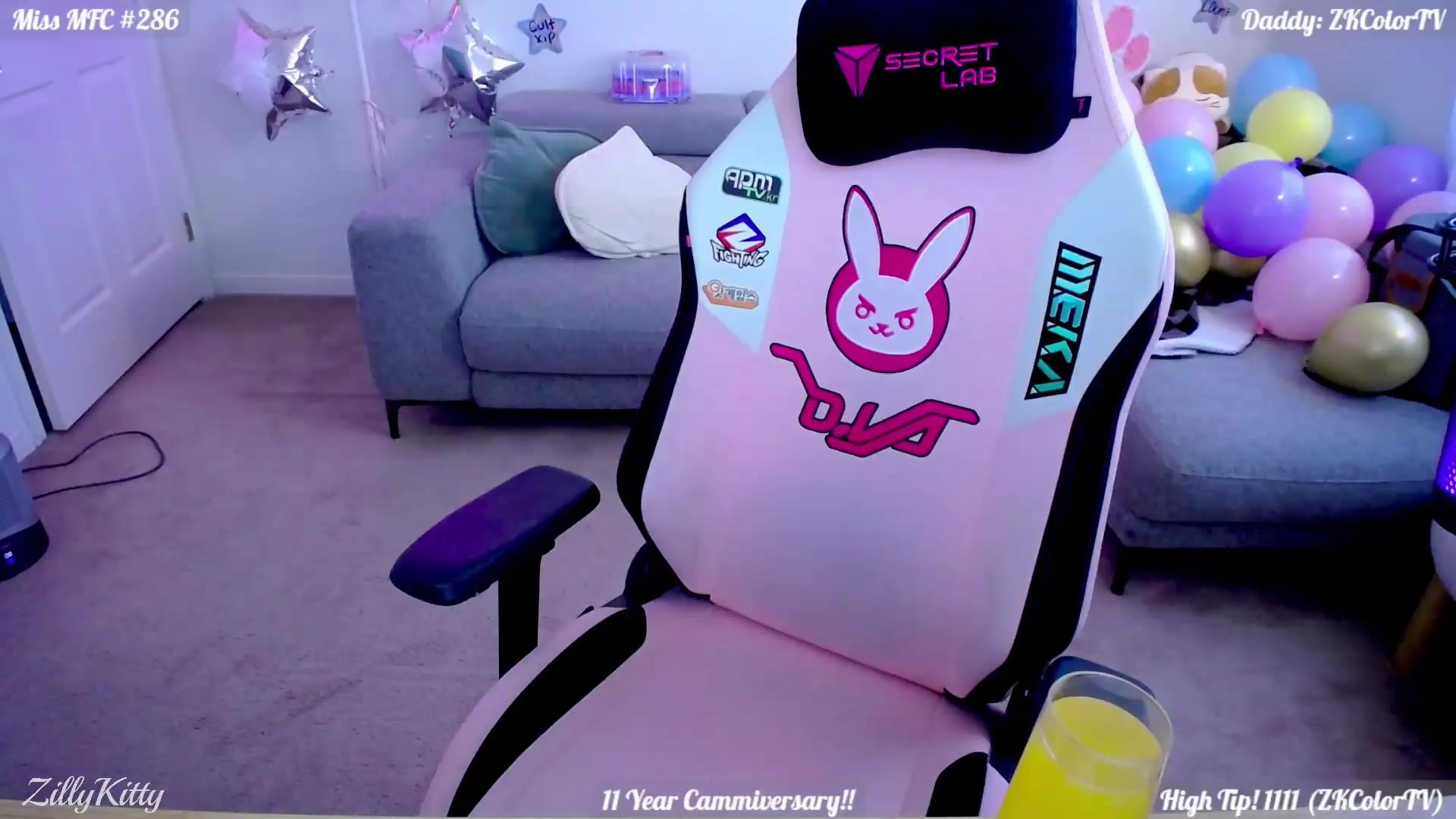 Gallery image thumbnail from ZillyKitty's myfreecams stream on, 07/04/2026, 24:03 image 12 of 20