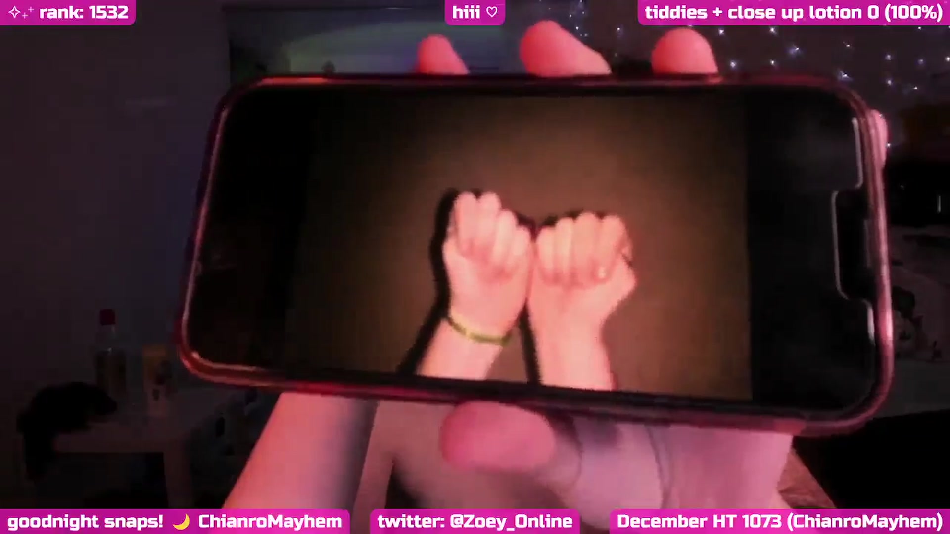 Gallery image thumbnail from Zobot's myfreecams stream on, 12/03/2024, 08:40 image 18 of 20