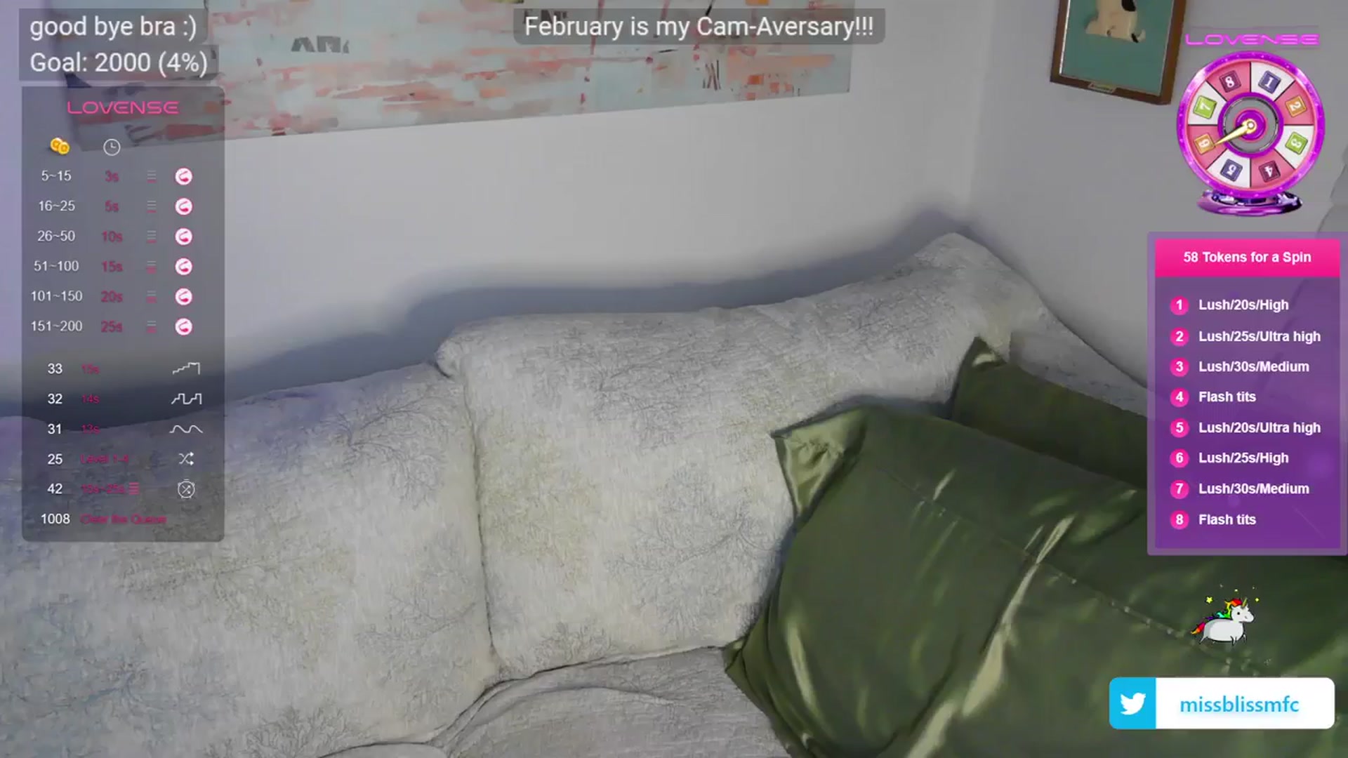 Gallery image thumbnail from aMissBliss's myfreecams stream on, 02/02/2024, 04:54 image 10 of 20