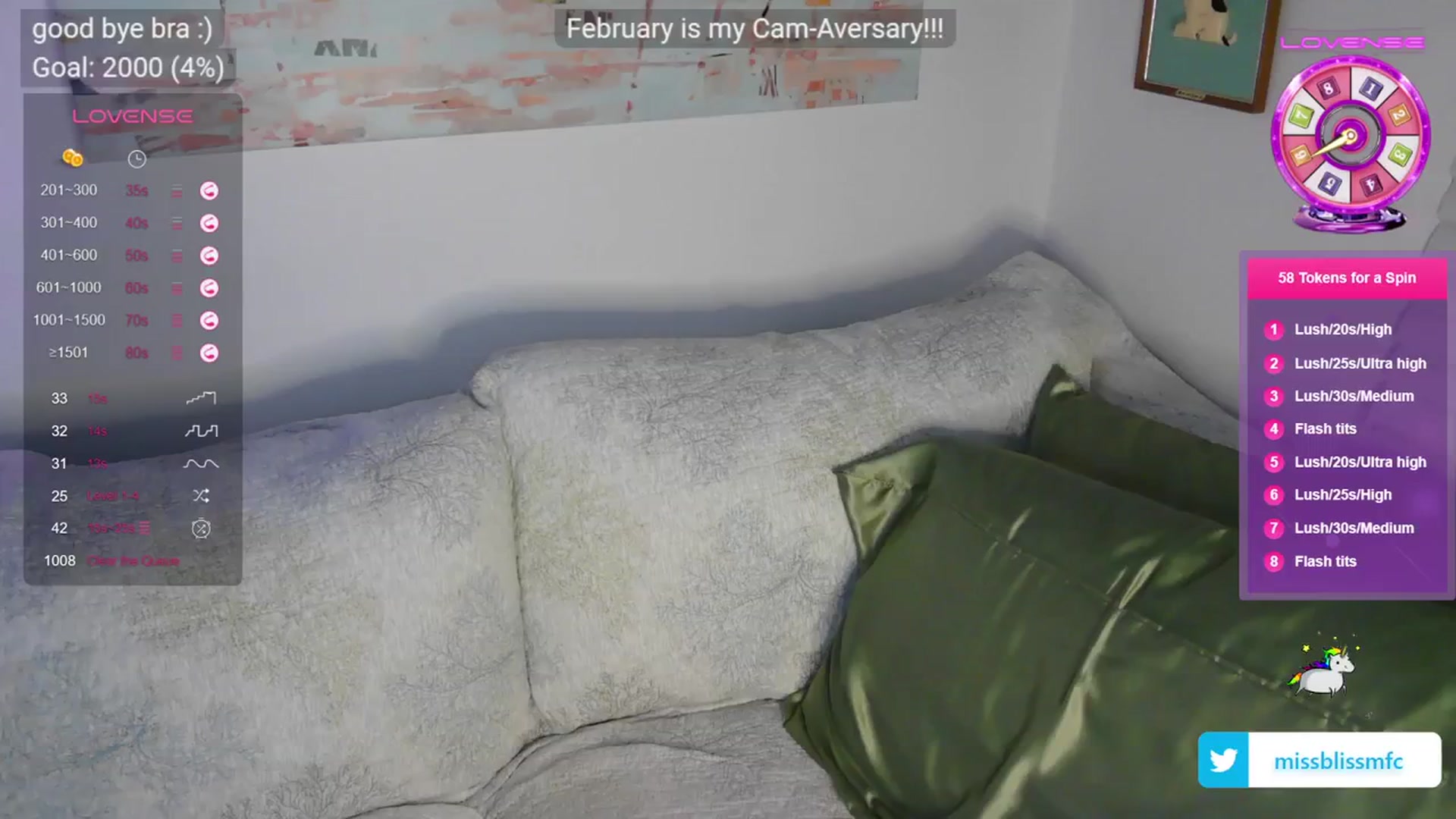 Gallery image thumbnail from aMissBliss's myfreecams stream on, 02/02/2024, 04:54 image 9 of 20