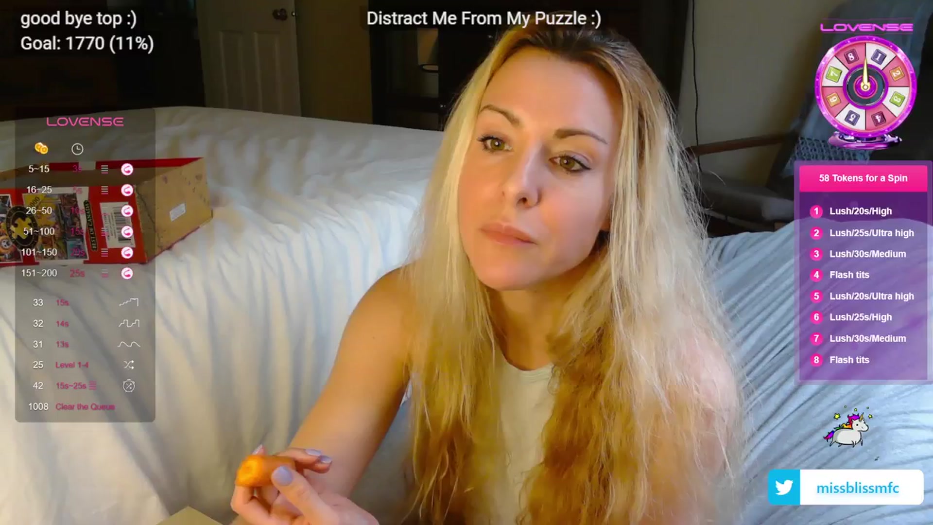 Gallery image thumbnail from aMissBliss's myfreecams stream on, 02/20/2024, 23:08 image 13 of 20