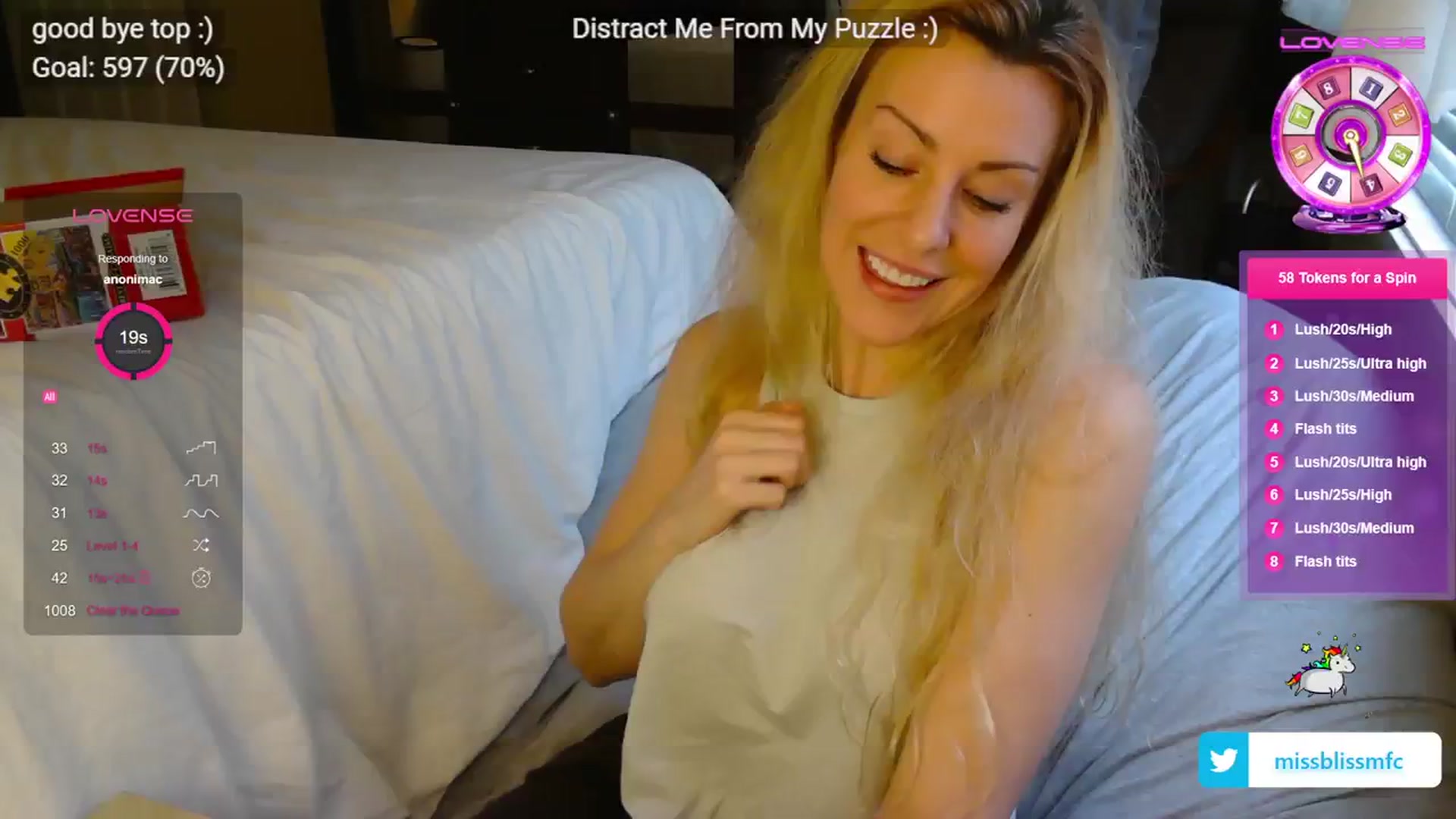 Gallery image thumbnail from aMissBliss's myfreecams stream on, 02/21/2024, 24:00 image 3 of 20