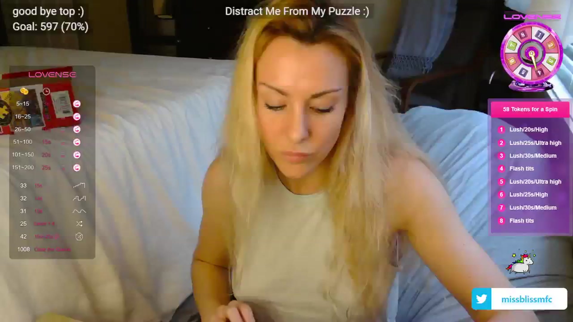 Gallery image thumbnail from aMissBliss's myfreecams stream on, 02/21/2024, 24:00 image 6 of 20