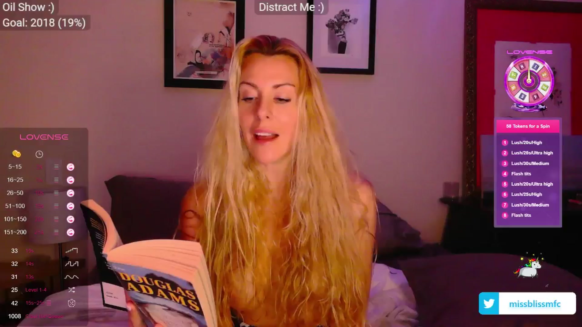 Gallery image thumbnail from aMissBliss's myfreecams stream on, 05/31/2024, 05:17 image 5 of 20