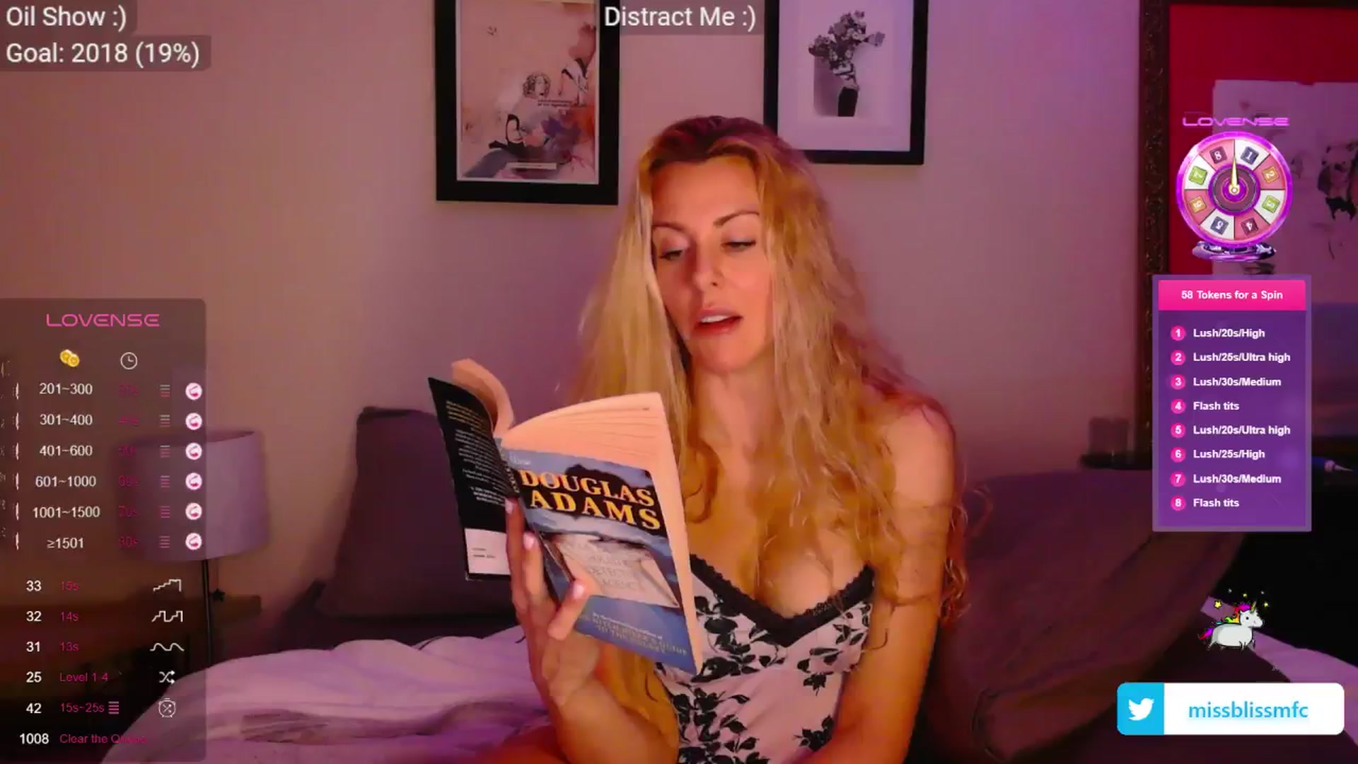 Gallery image thumbnail from aMissBliss's myfreecams stream on, 05/31/2024, 05:17 image 17 of 20