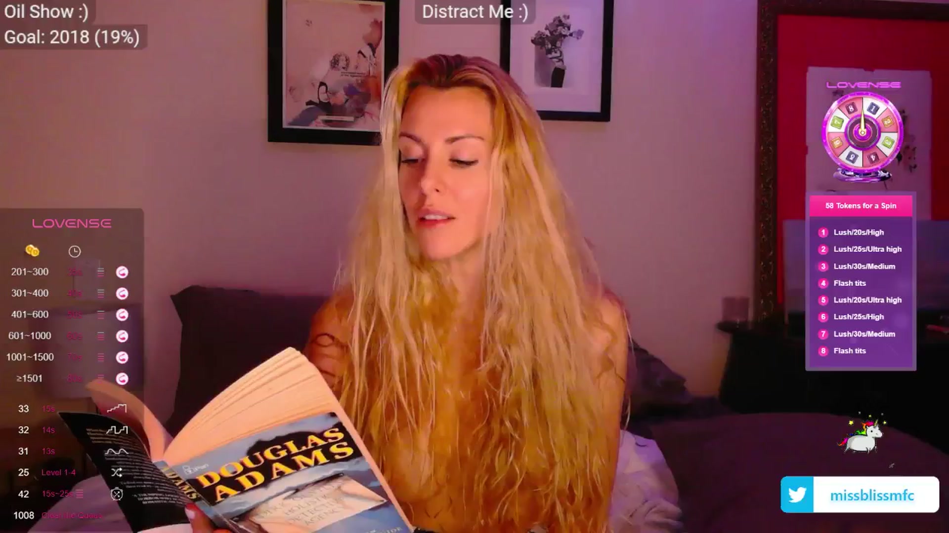 Gallery image thumbnail from aMissBliss's myfreecams stream on, 05/31/2024, 05:17 image 4 of 20