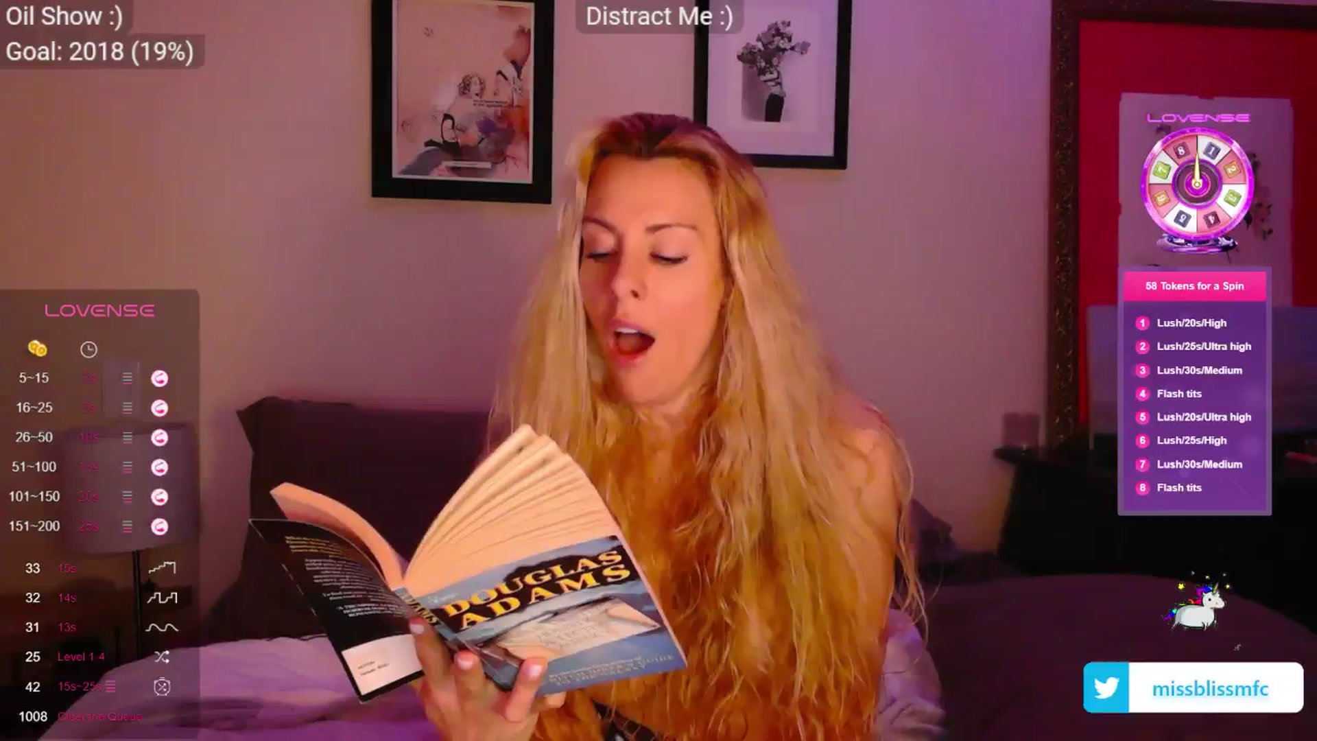 Gallery image thumbnail from aMissBliss's myfreecams stream on, 05/31/2024, 05:17 image 8 of 20